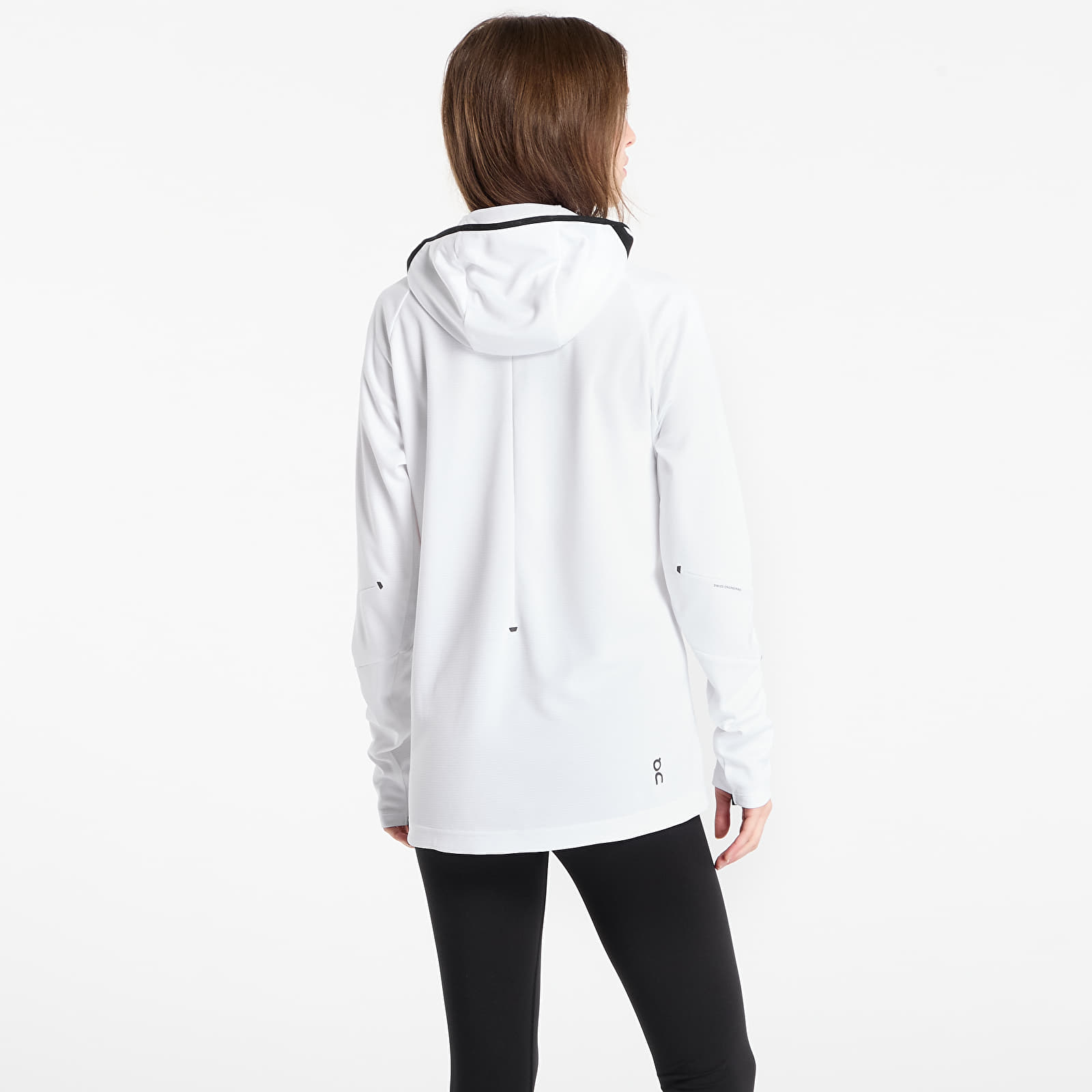 Sweatshirts til kvinder On Climate Zip Hoodie White