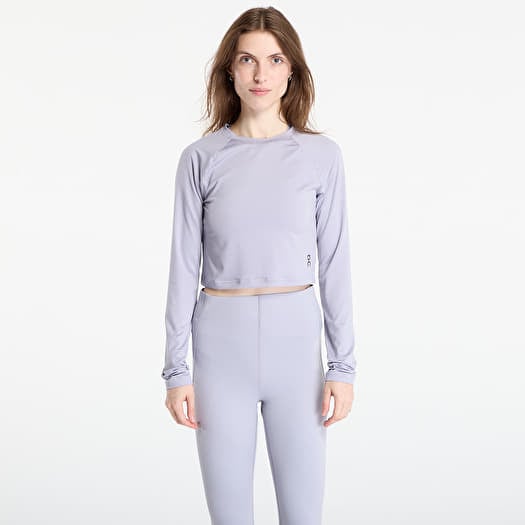 T-skjorte On Studio Long Tee Crop Purple