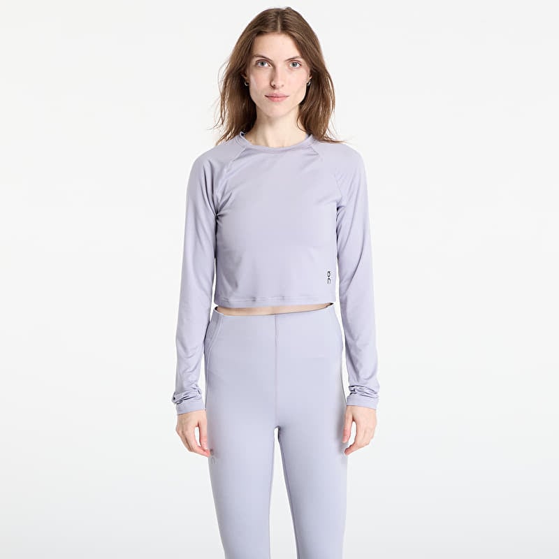 T-skjorte On Studio Long Tee Crop Purple