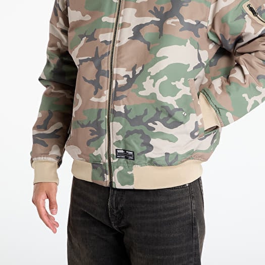 Vans Copley Bomber Jacket Vintage Camo | Queens