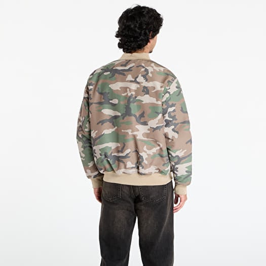 Vans Copley Bomber Jacket Vintage Camo | Queens