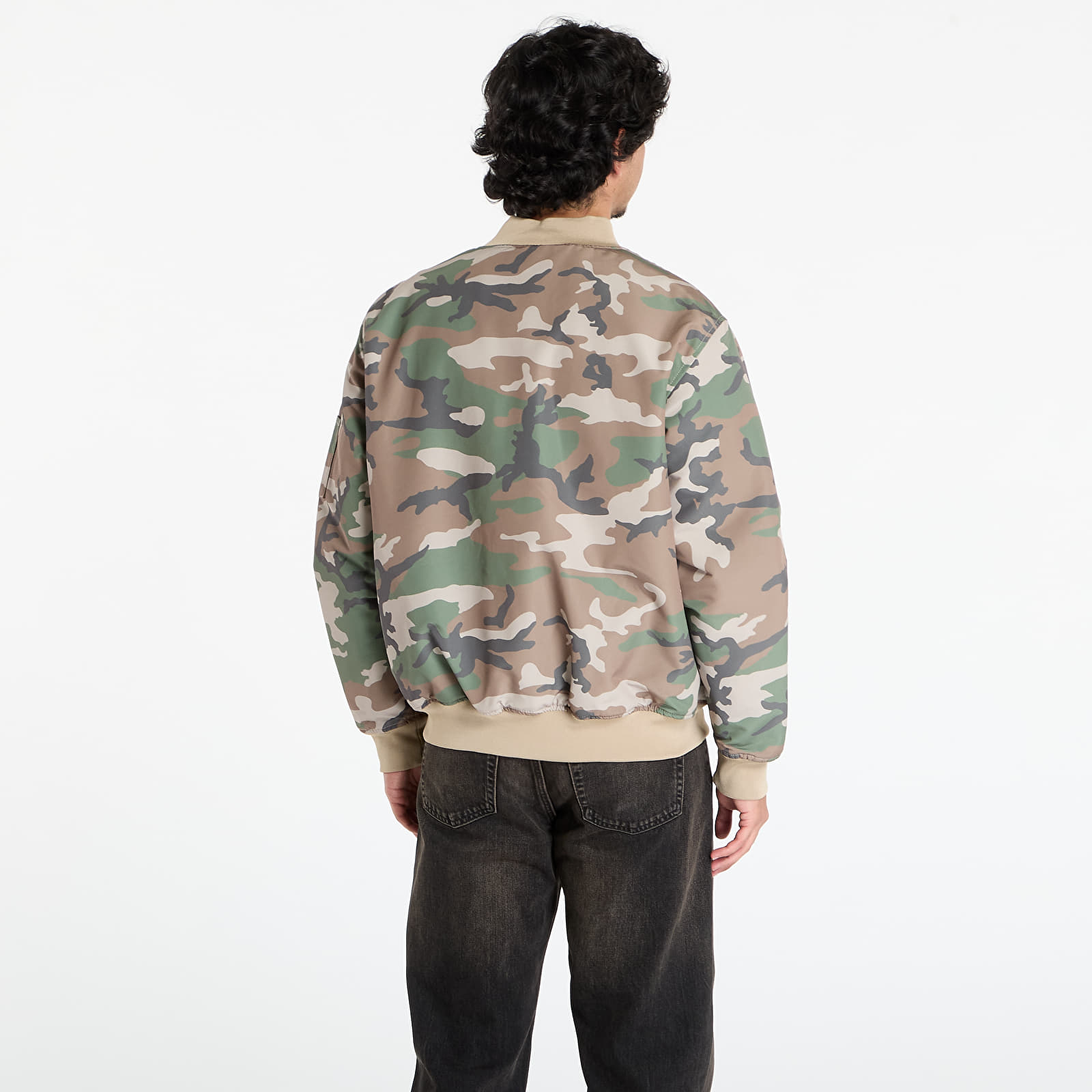 Vīriešu bomberi Vans Copley Bomber Jacket Vintage Camo