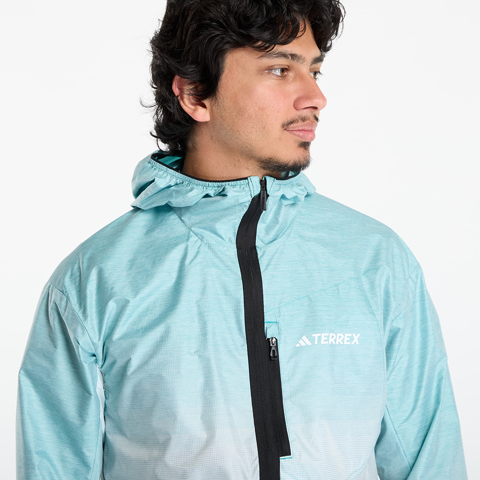 Vīriešu vējjakas adidas Terrex Xperior Light Windweave Jacket Pure Teal/ Semi Flash Aqua