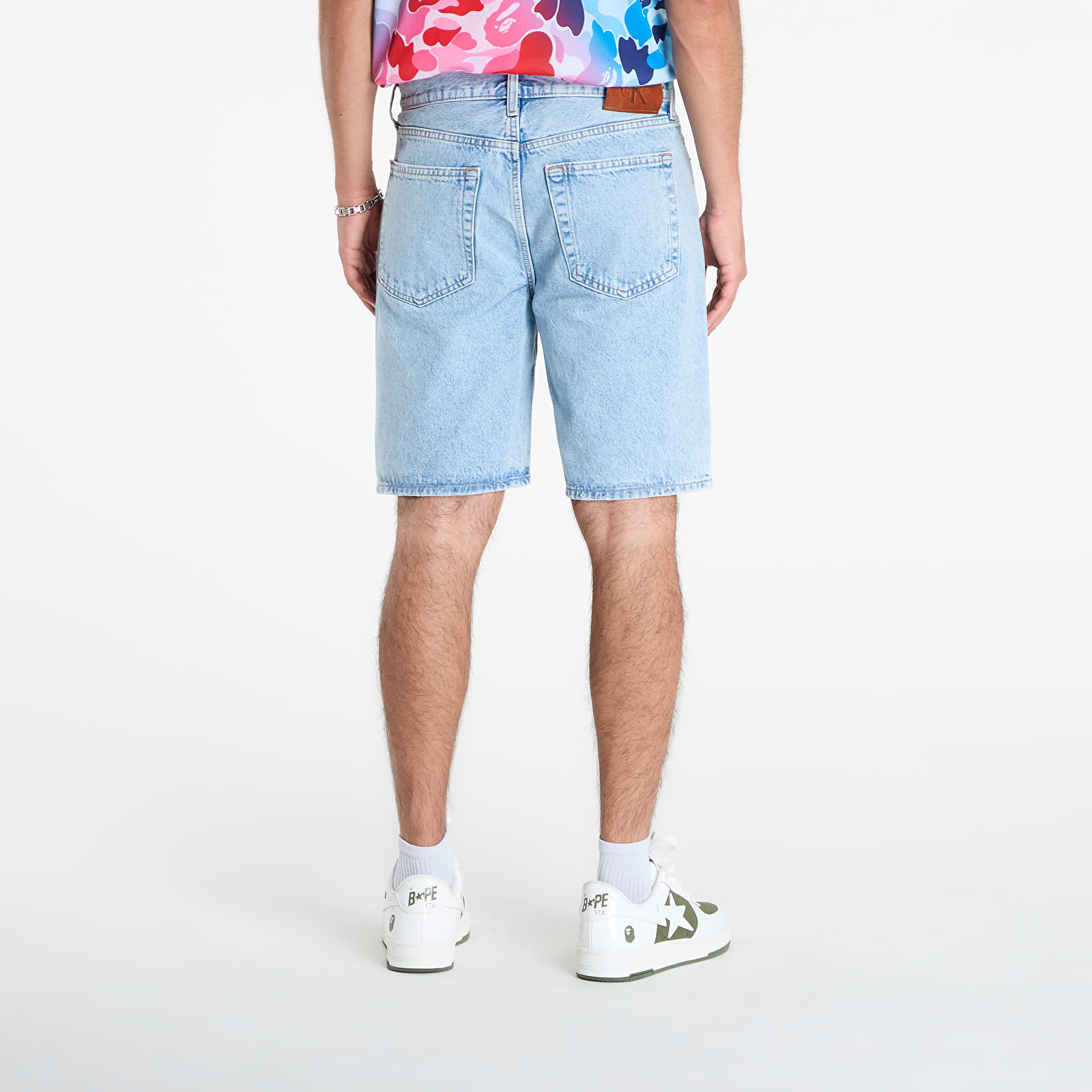 Shorts homme Calvin Klein Jeans Ck Lt Indigo Standard 9N Shorts Blue