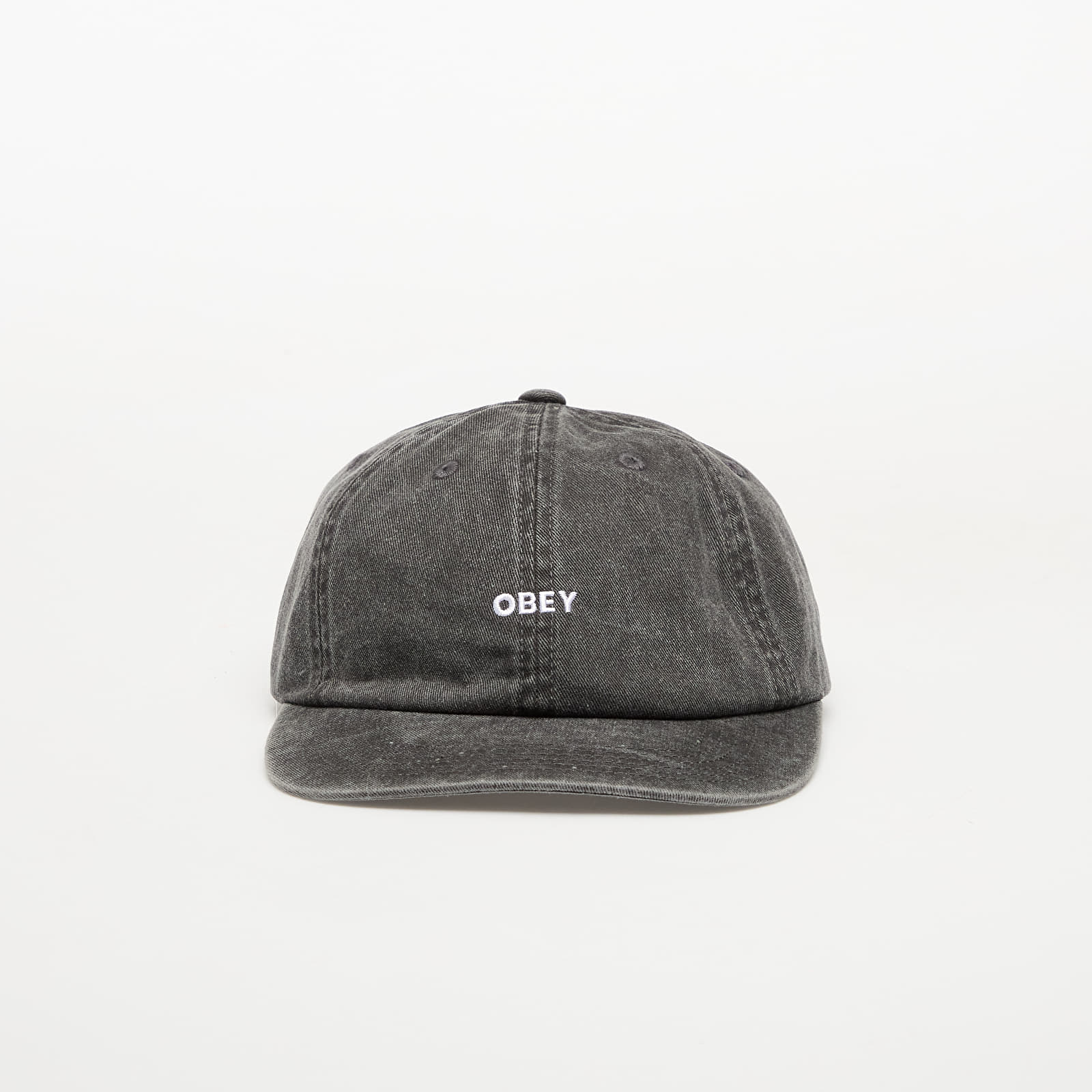 Vīriešu cepures OBEY Pigment Bold 6 Panel Strapback Pigment Black