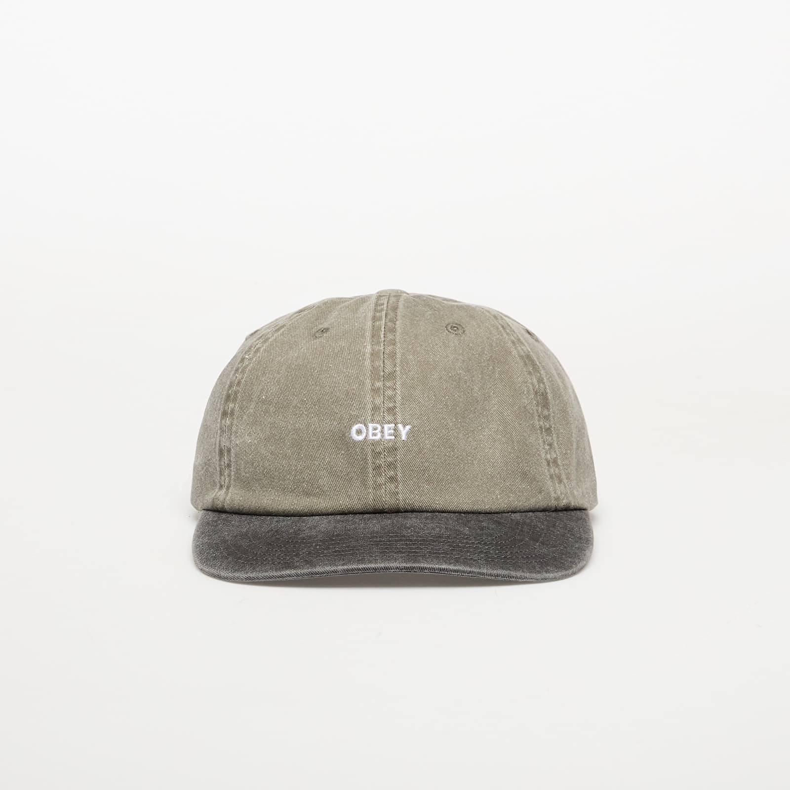 Cap OBEY Pigment Bold 6 Panel Strapback Pigment Olive Multi Universal