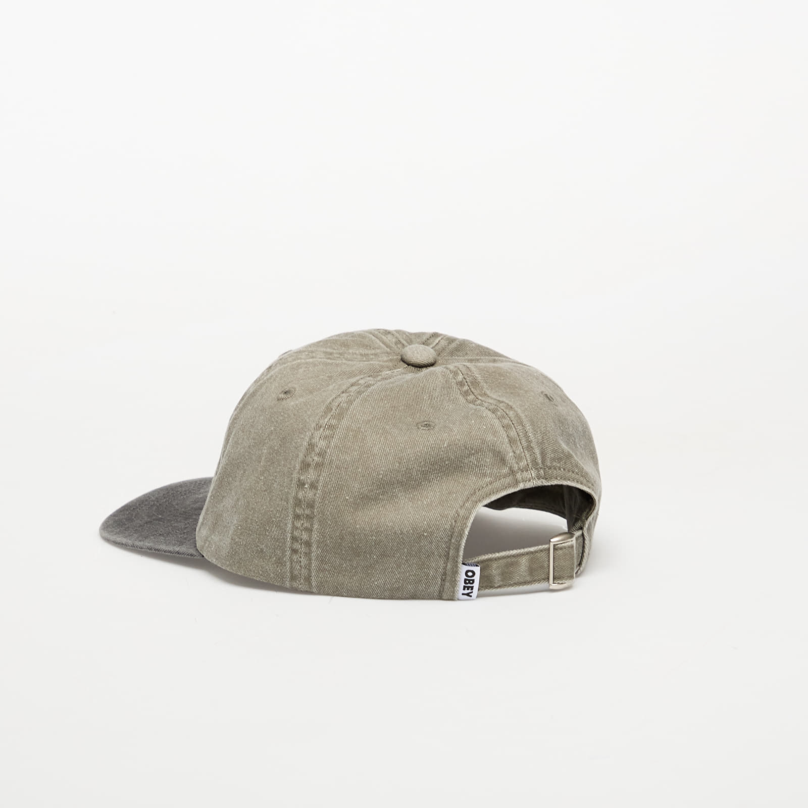 Vīriešu cepures OBEY Pigment Bold 6 Panel Strapback Pigment Olive Multi