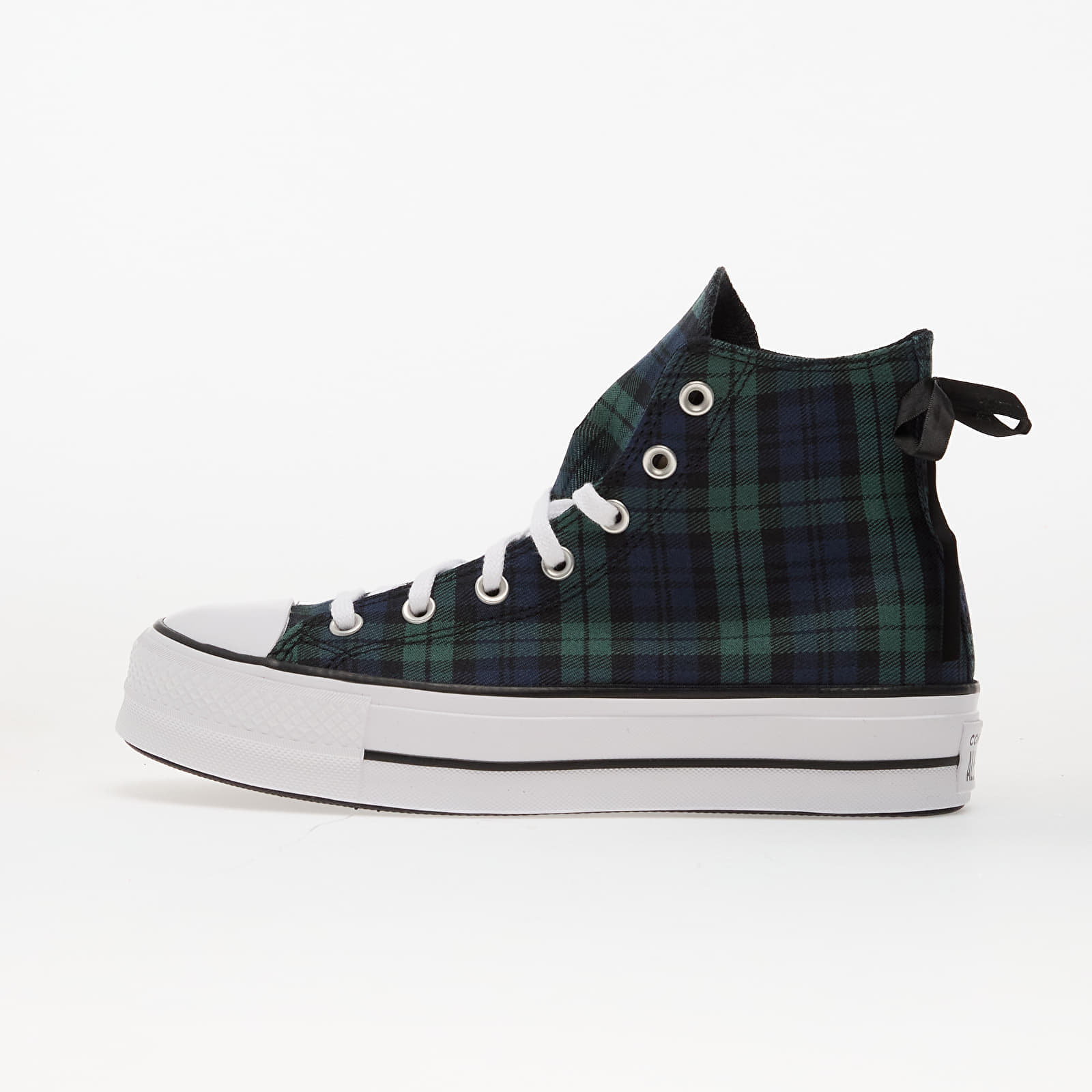 Sneakers Converse Chuck Taylor All Star Lift Platform Plaid Hi Navy/ Black/ White EUR 36