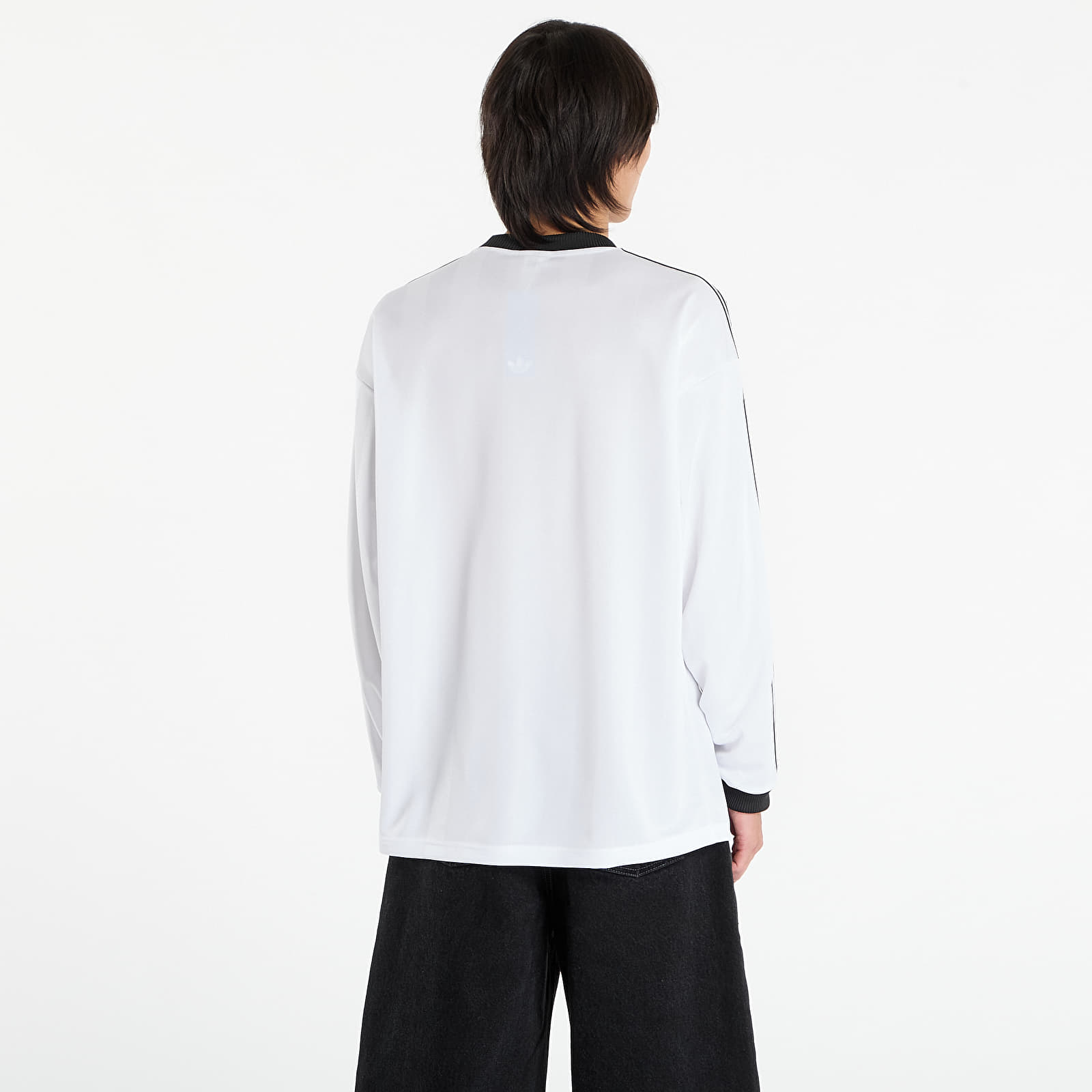 Vīriešu krekliņi adidas Long Sleeve Jersey White