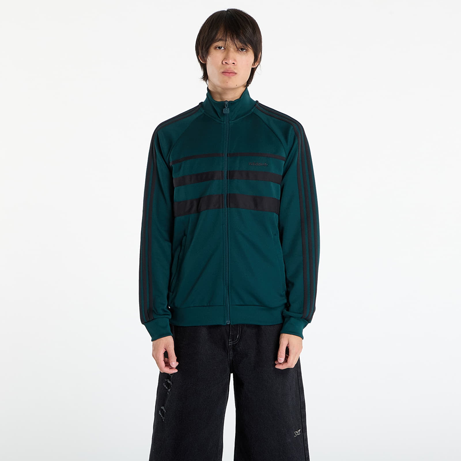 Sweats à capuche homme adidas The First Track Top Aurora Ivy