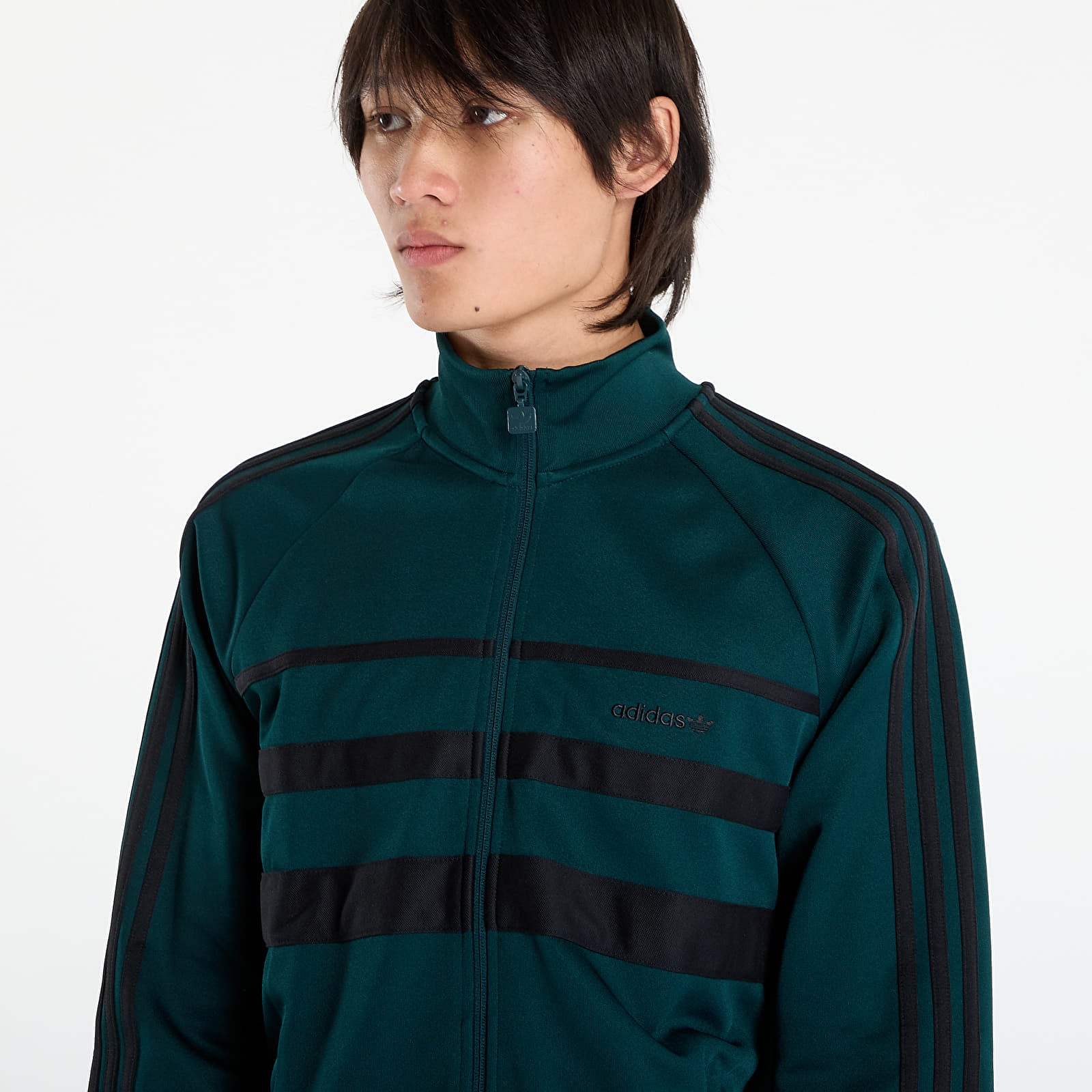 Sweats à capuche homme adidas The First Track Top Aurora Ivy