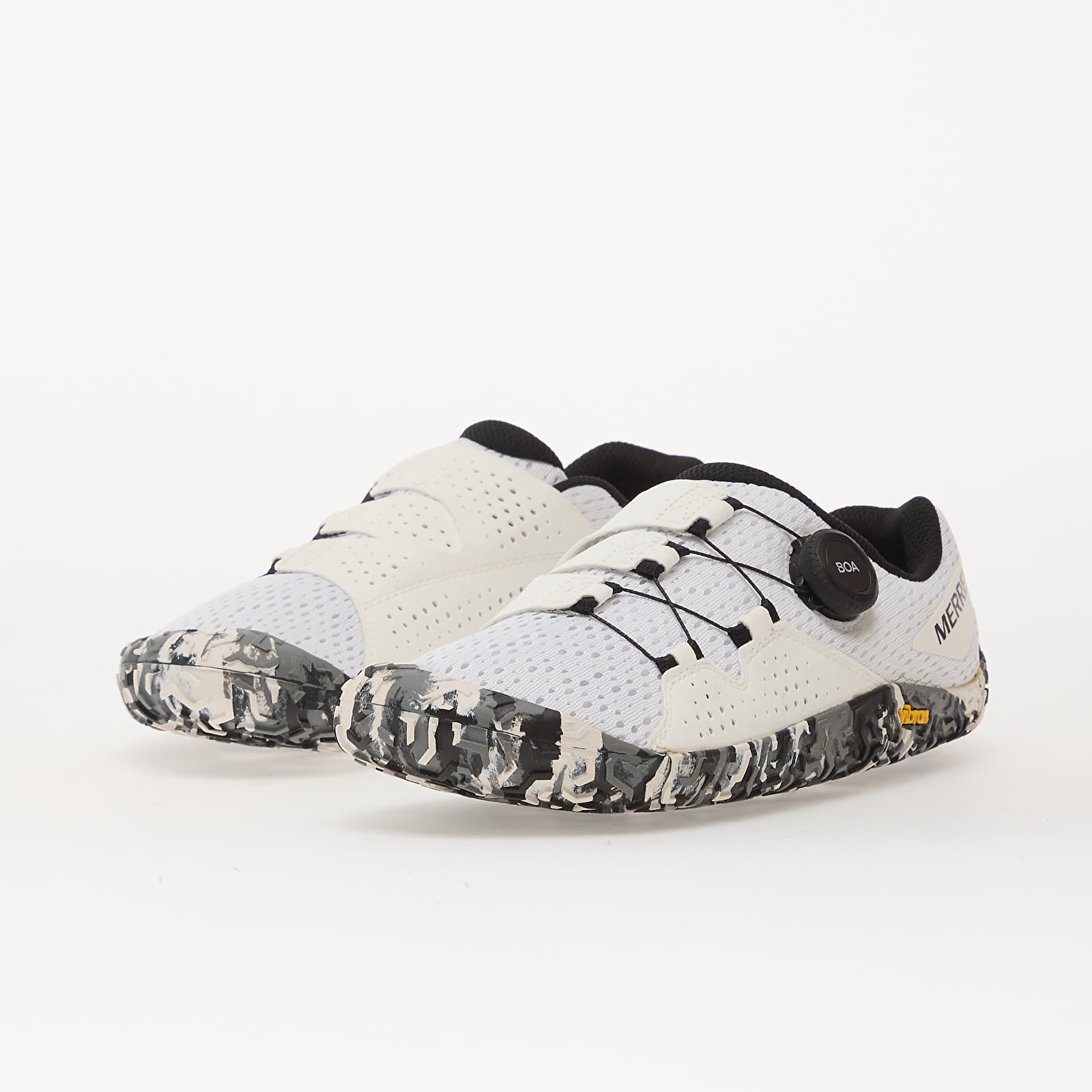 Vīriešu čības un apavi Merrell Vapor Glove 6 Boa White/ Black