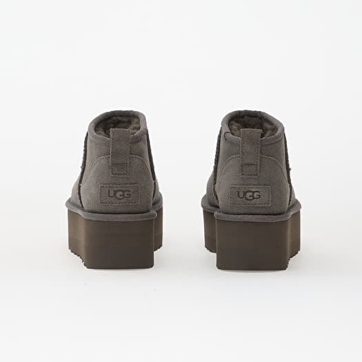 UGG W Classic Ultra Mini Platform Charcoal | Queens