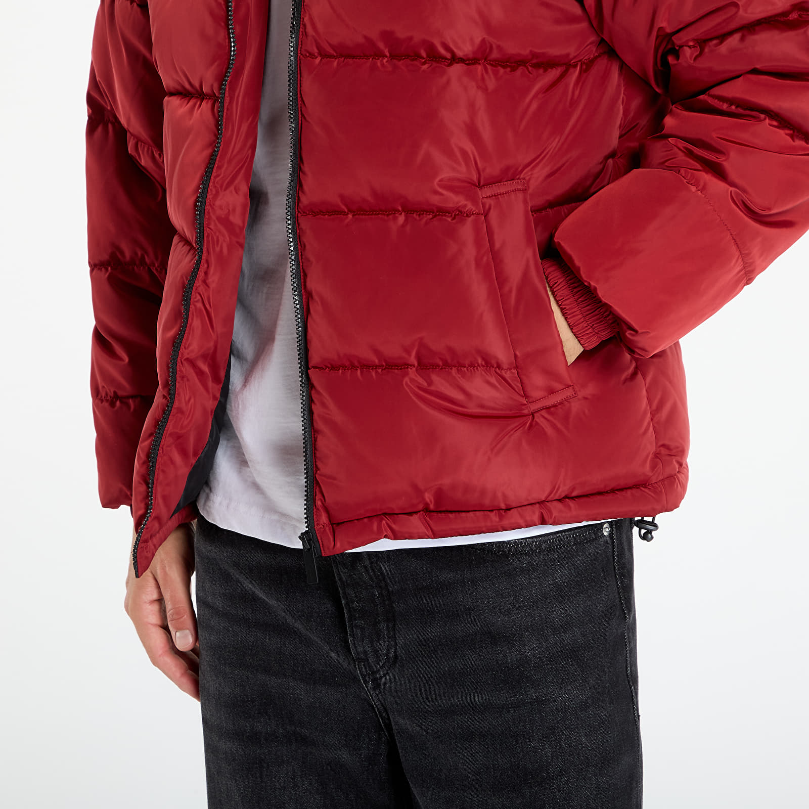 Vīriešu jakas Karl Kani Retro Essential Puffer Jacket Red