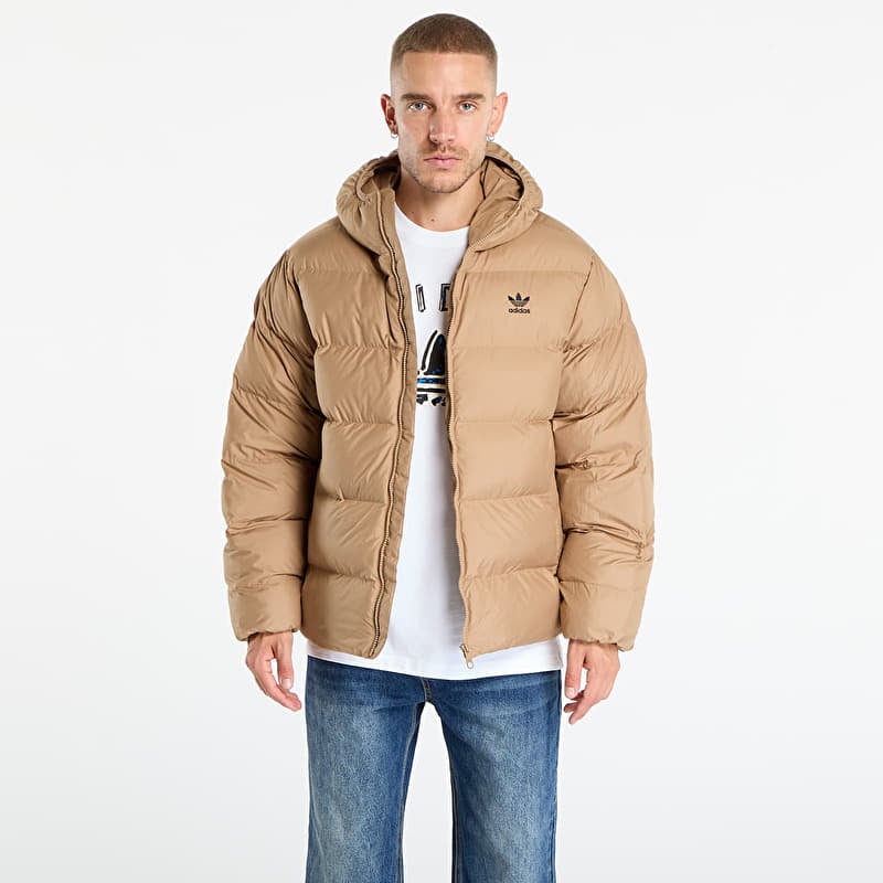 Veste adidas Tonal Hooded Puffer Jacket Cardboard