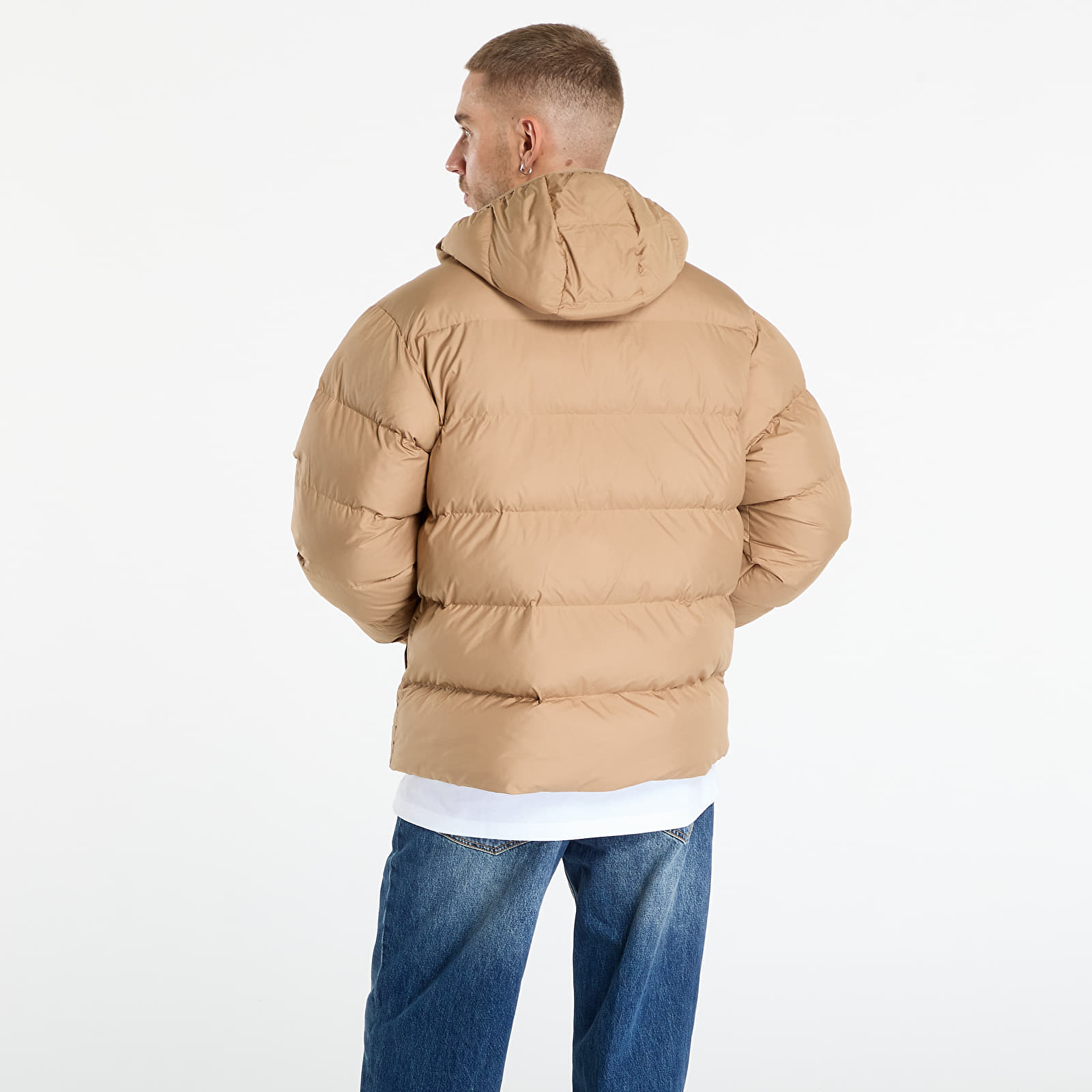 Jakas adidas Tonal Hooded Puffer Jacket Cardboard