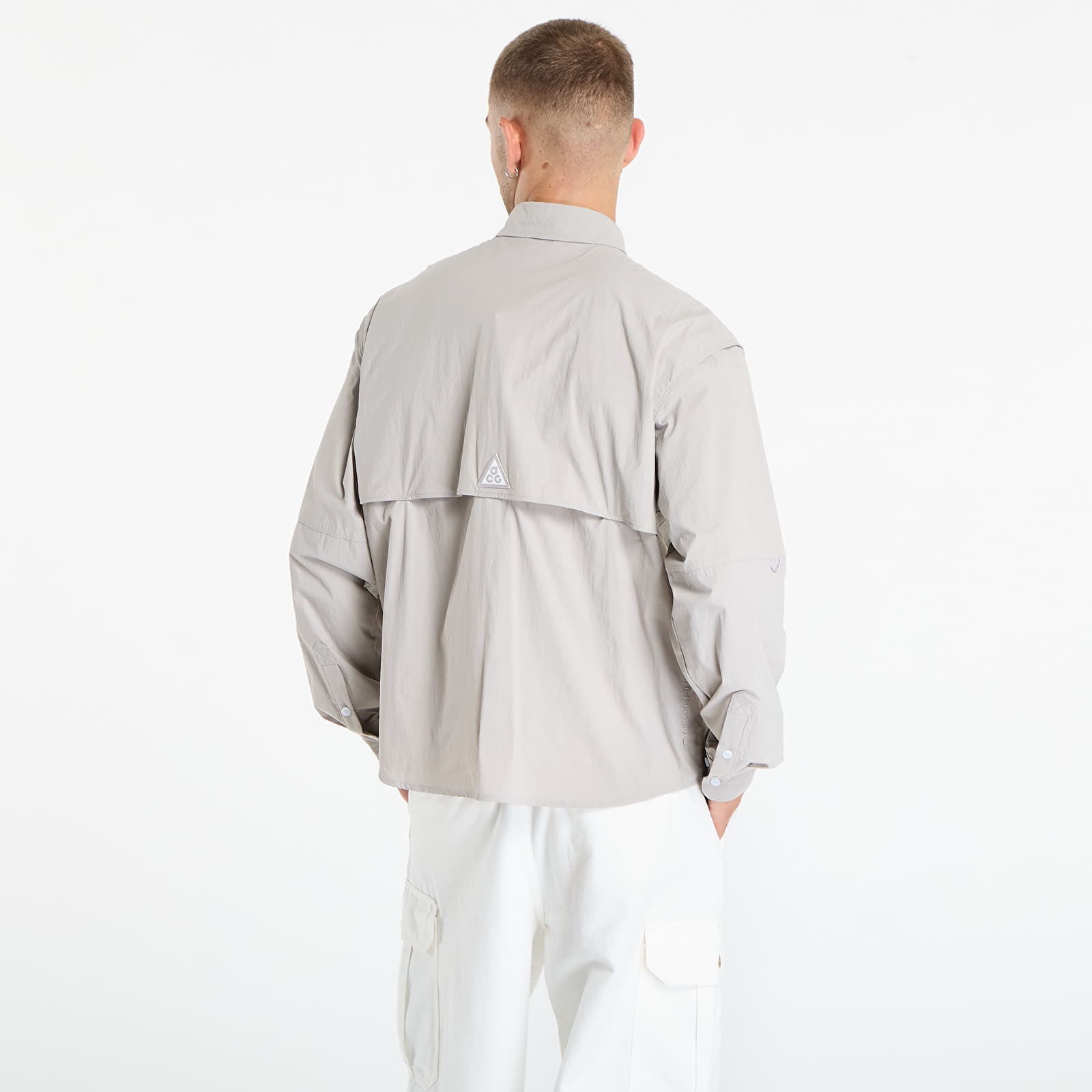 Cămașă bărbătească Nike ACG "Orb Weaver" Dri-FIT ADV UV Long Sleeve Shirt College Grey/ Football Grey/ Summit White