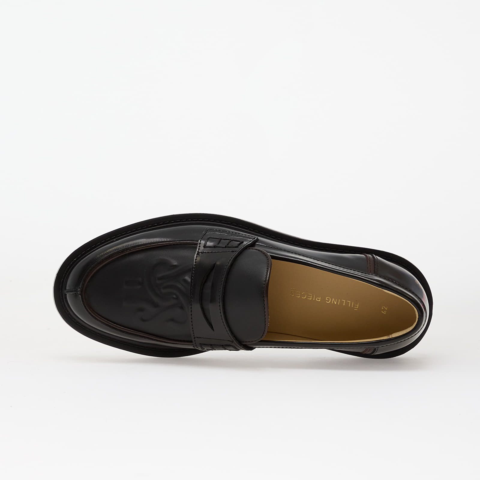 Vīriešu čības un apavi Filling Pieces Loafer Gowtu Solid Black