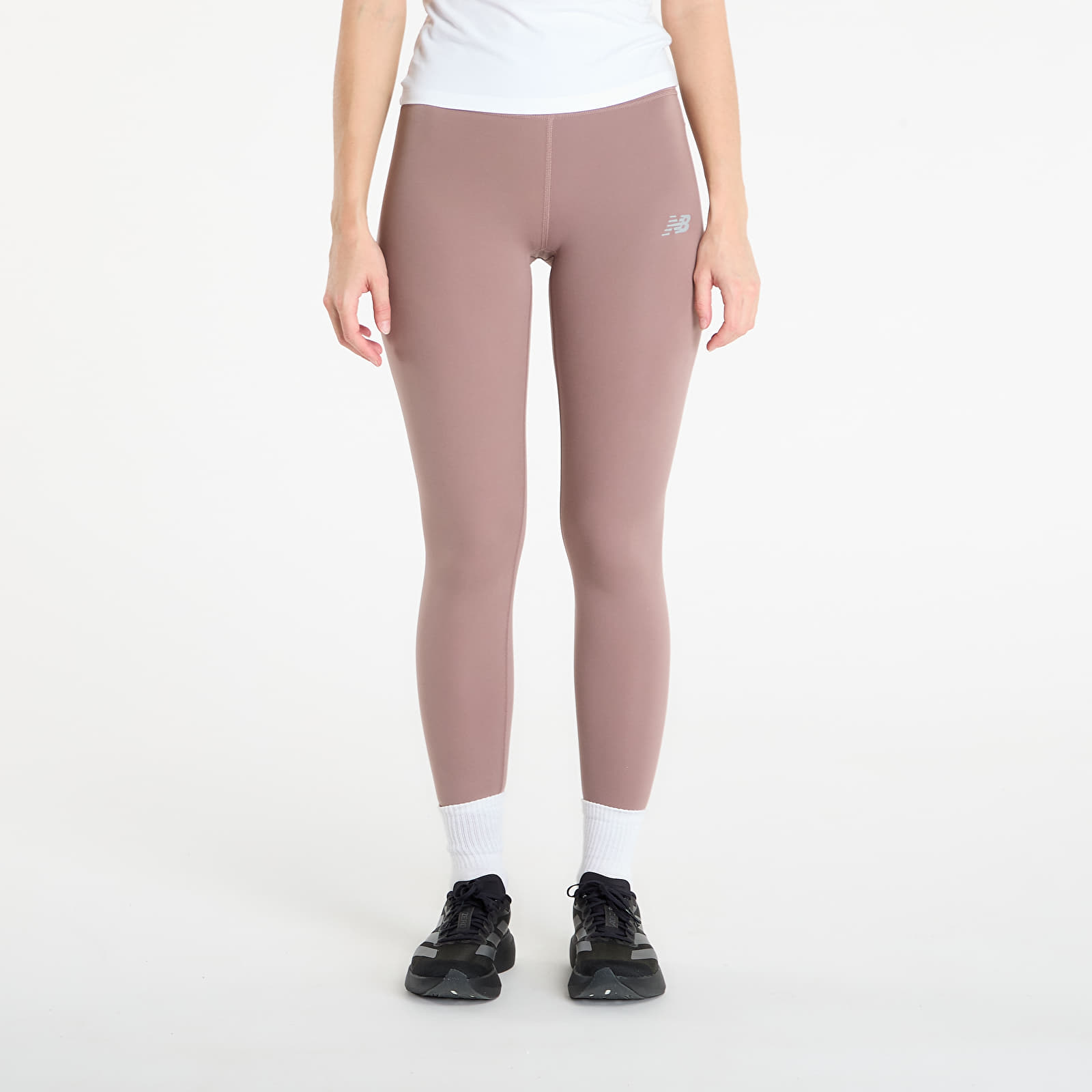 Sieviešu legingi New Balance NB Harmony High Rise Legging 27" Earth Shadow