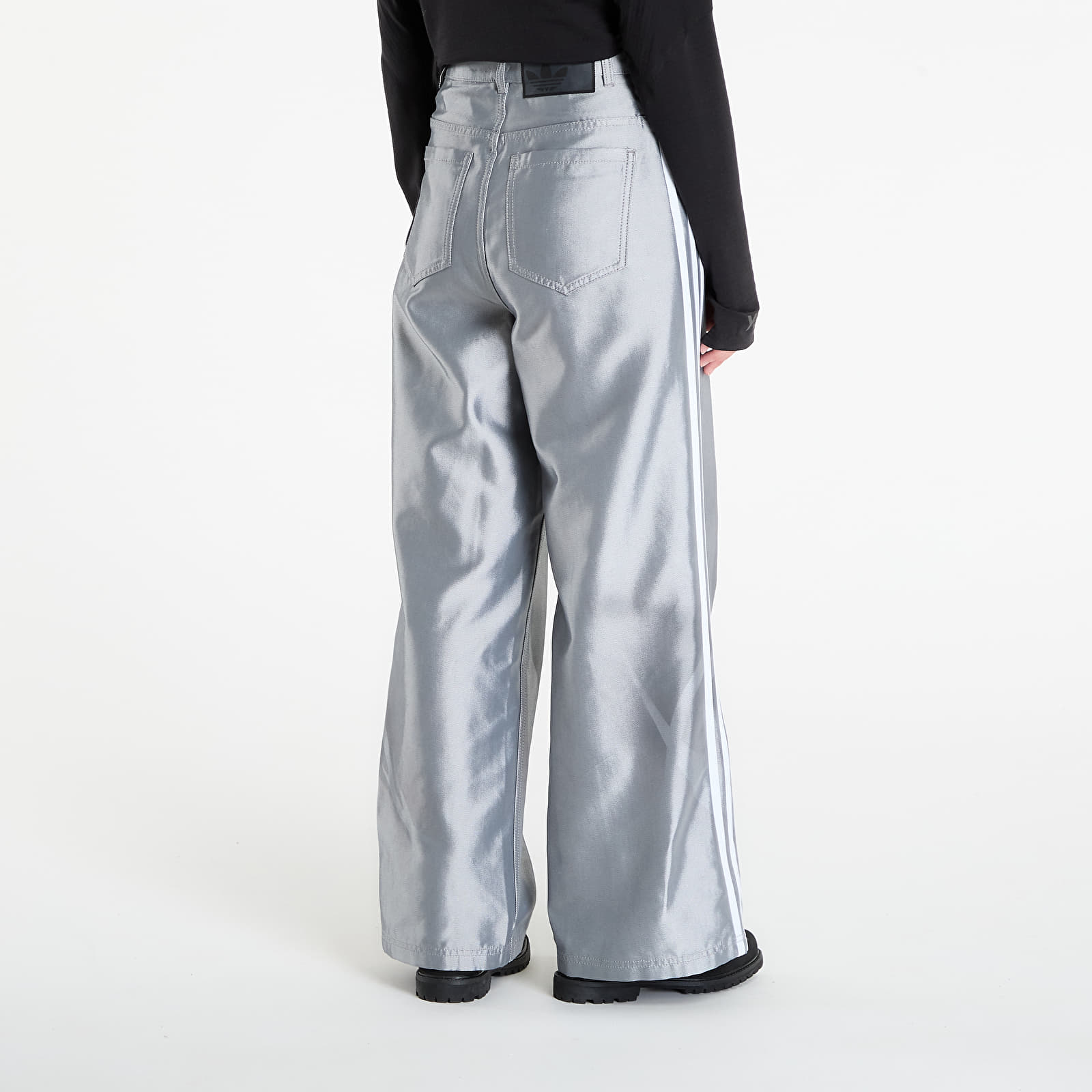 Sieviešu bikses adidas Adilenium Season 4 Teamgeist Baggy Shine Denim Joggers Light Blue