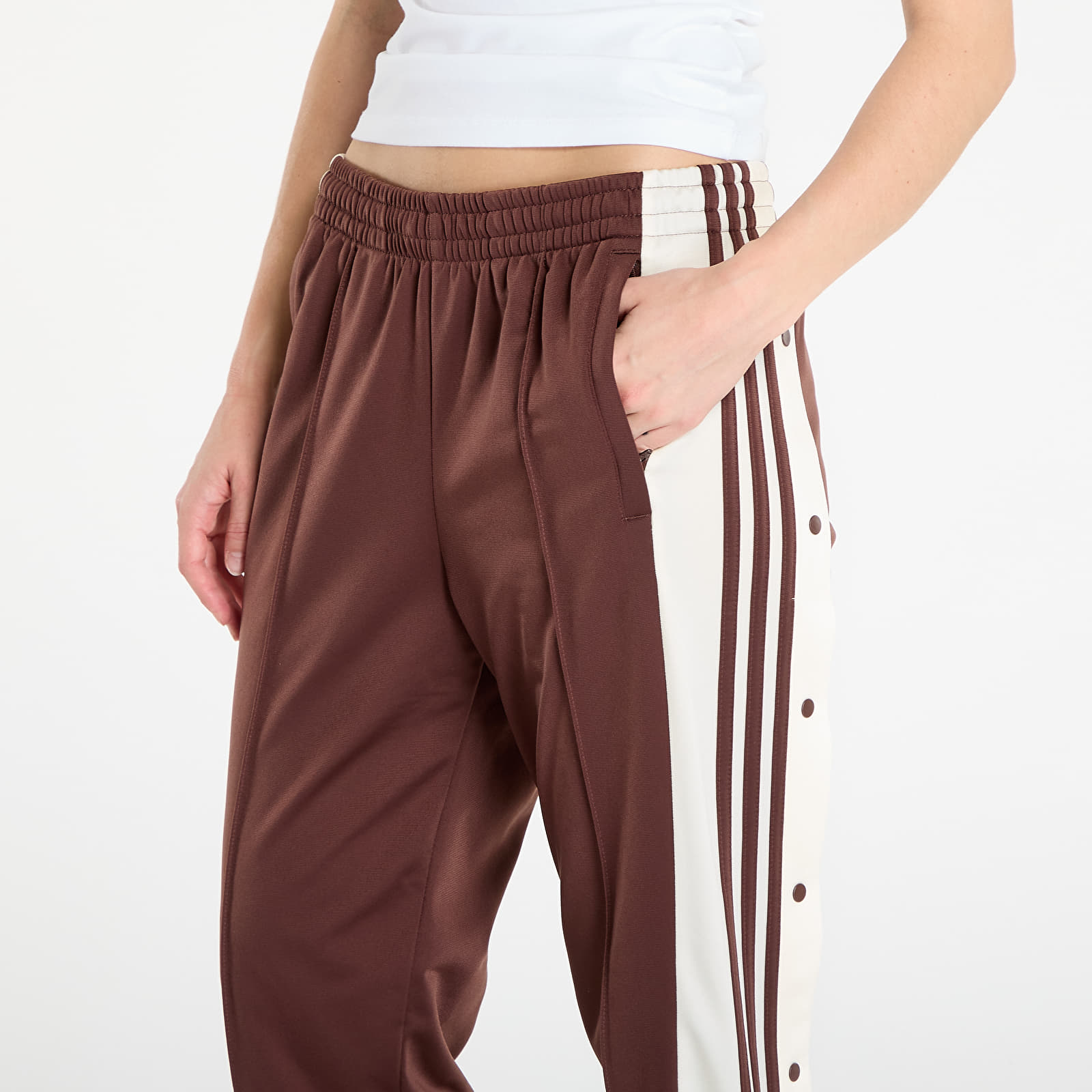 Calças de mulher adidas Adibreak Tracksuit Bottoms Auburn/ White