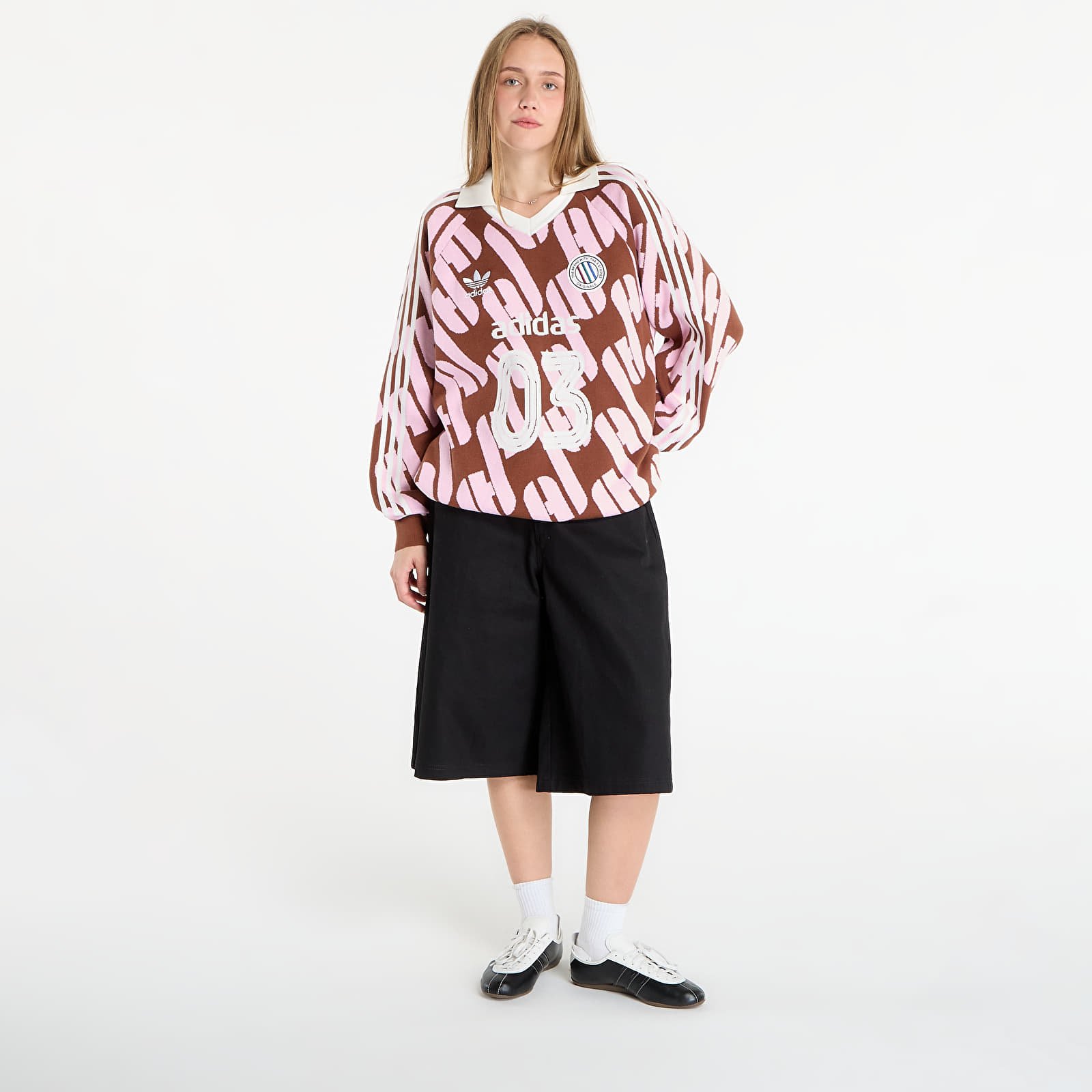 Vīriešu džemperi adidas ADICOLOR BLOKECORE POLO UNISEX Preloved Brown