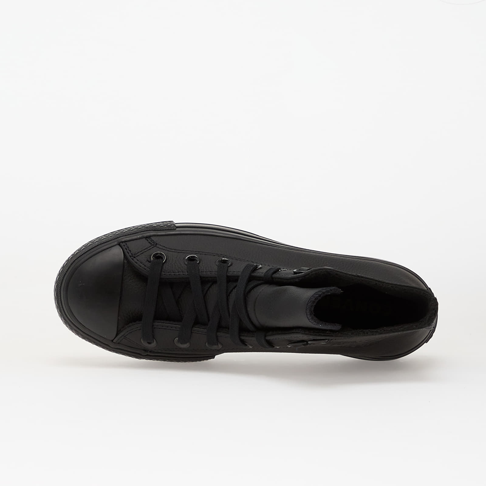 Sieviešu kedas un apavi Converse Chuck Taylor All Star Lift Platform Leather Hi Black/ Black/ Black
