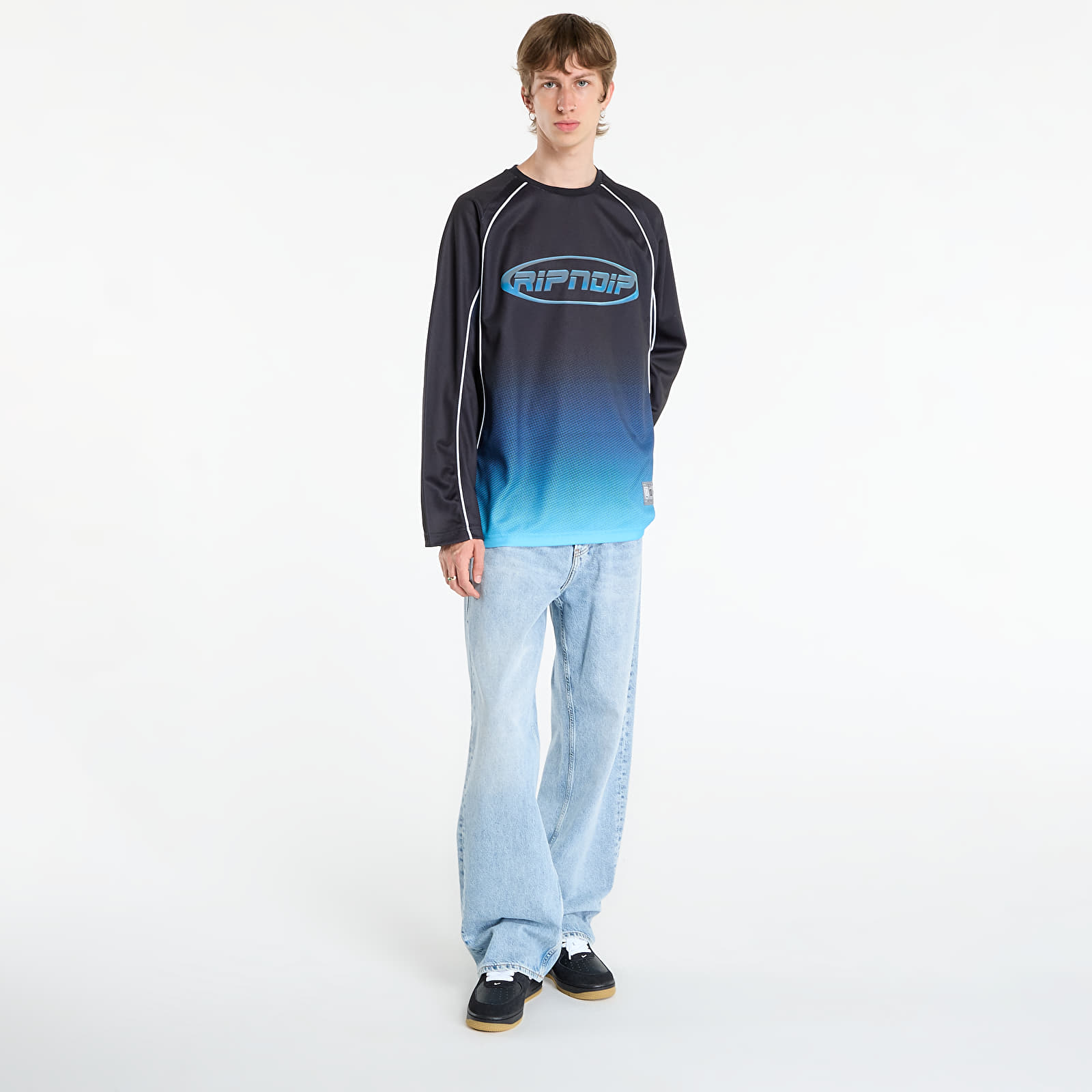 Vīriešu krekliņi RIPNDIP Surround Sound Hockey Jersey Black/ Blue