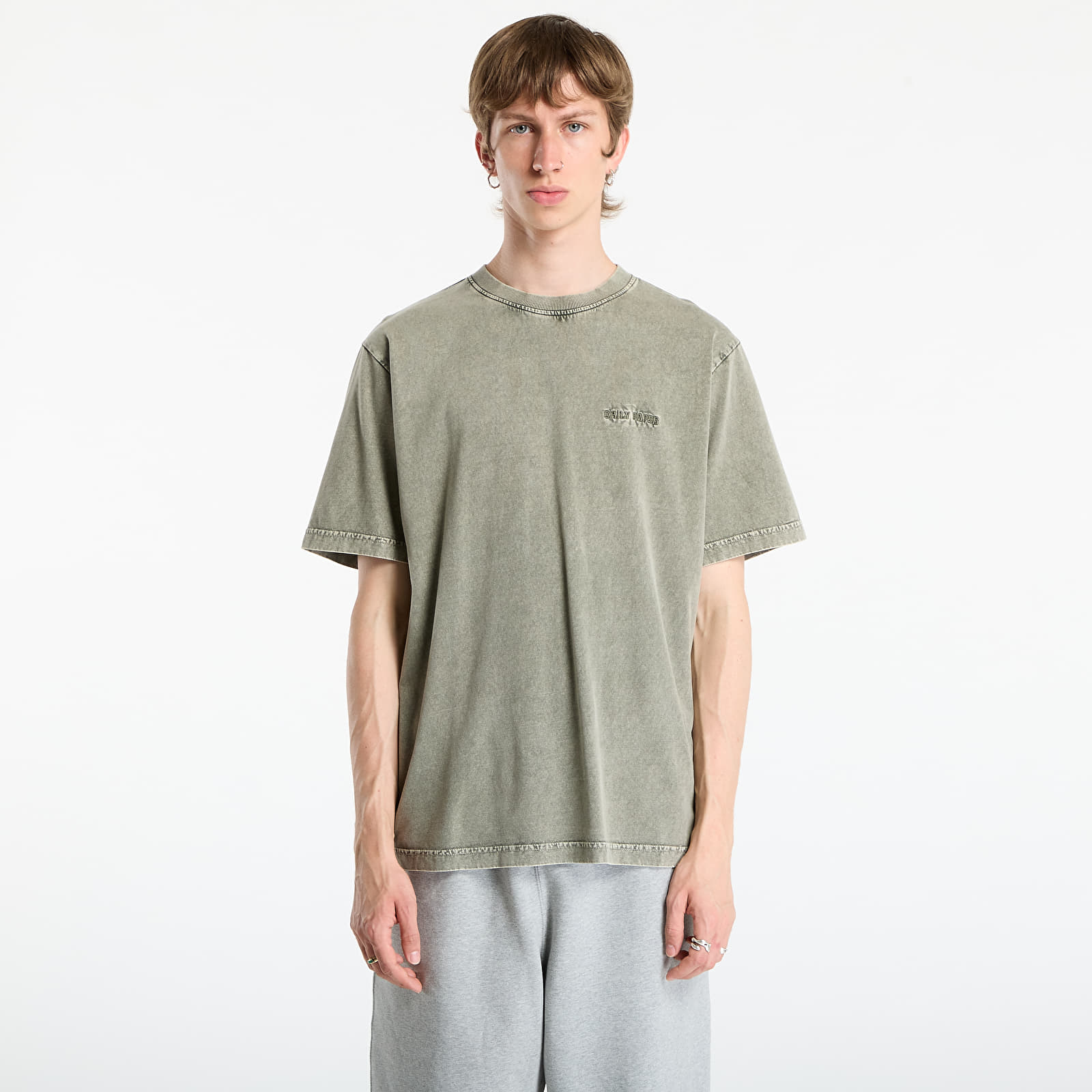 Vīriešu T-krekli Daily Paper Dias Washed T-Shirt UNISEX Rosin Green