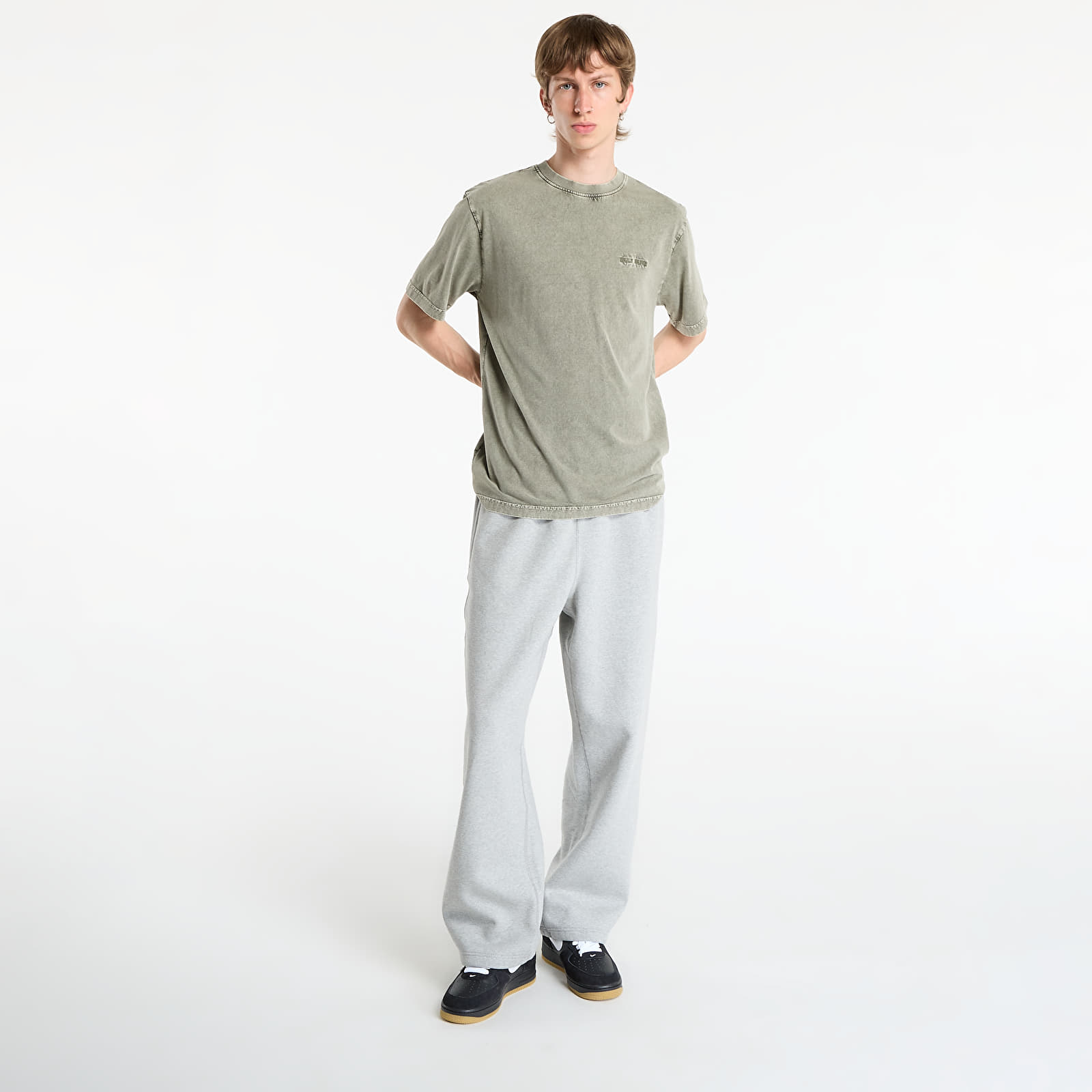 Vīriešu T-krekli Daily Paper Dias Washed T-Shirt UNISEX Rosin Green