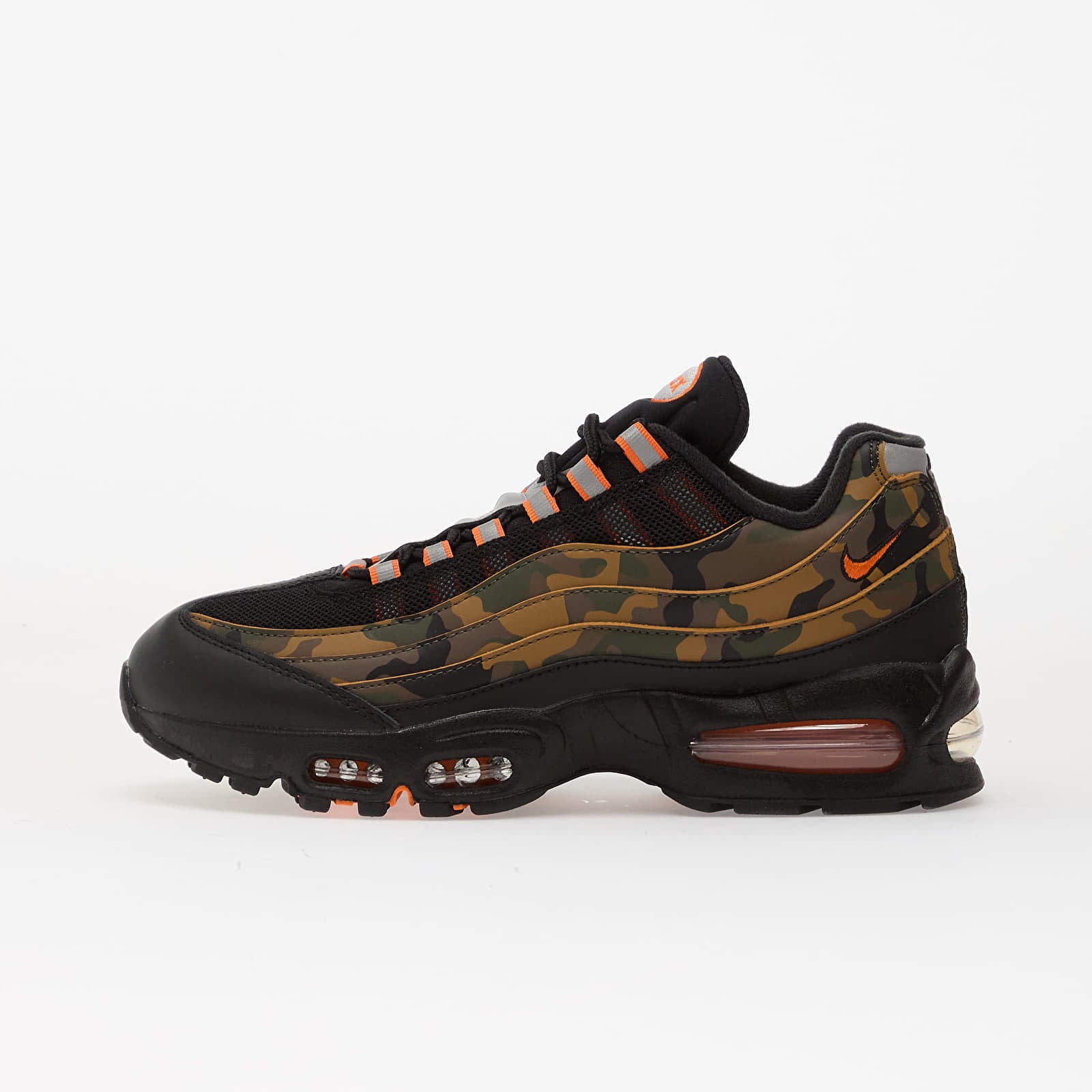 Сникърси Nike Air Max 95 Qs Black/ Safety Orange-Metallic Silver EUR 39