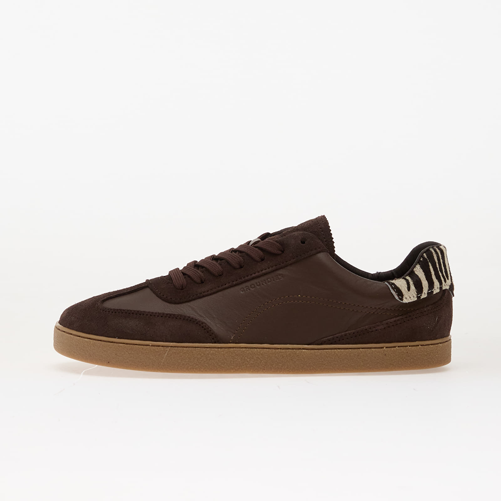 Sneakers Groundies Panama Women Espresso/ Zebra EUR 36
