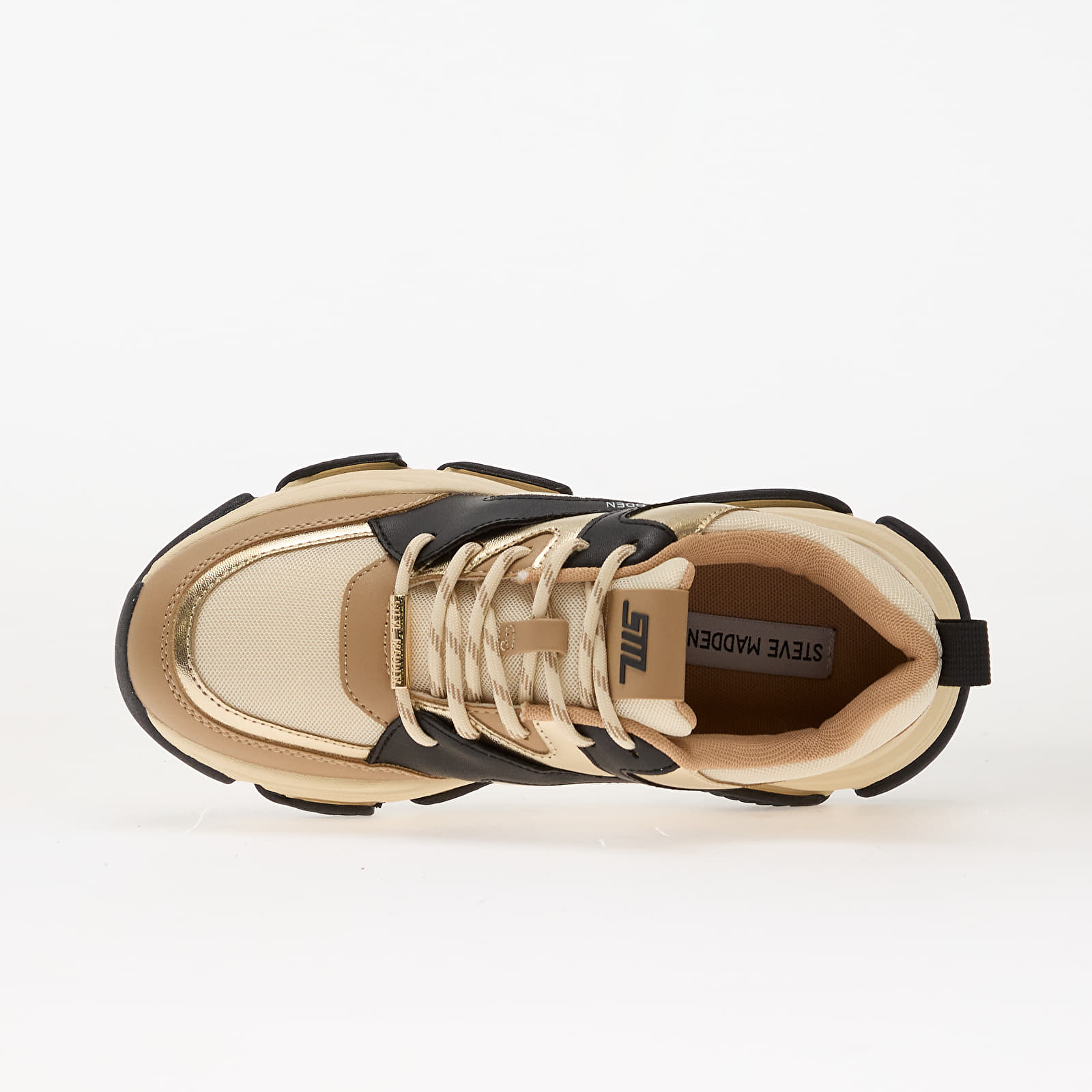 Sieviešu kedas un apavi Steve Madden Progressive Khaki/ Black