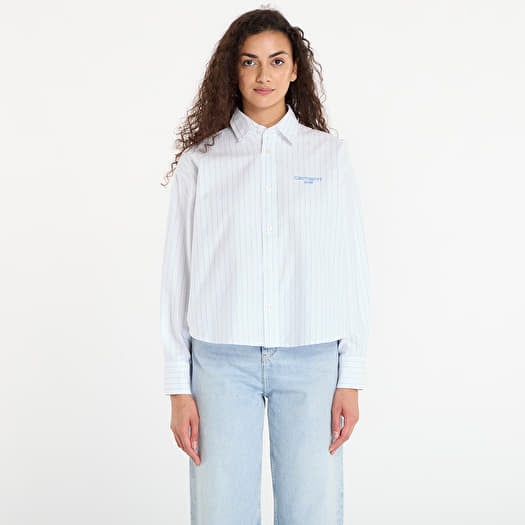 Krekls Carhartt WIP W' L/S Cassel Shirt Cassel Stripe/ White/ Bleach