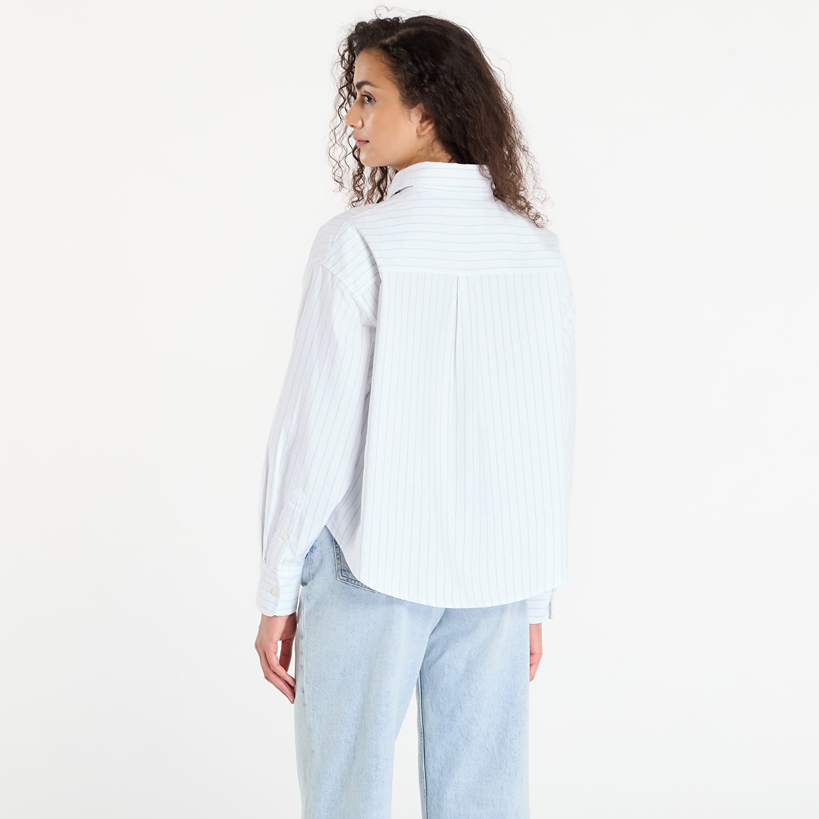 Sieviešu krekli Carhartt WIP W' L/S Cassel Shirt Cassel Stripe/ White/ Bleach