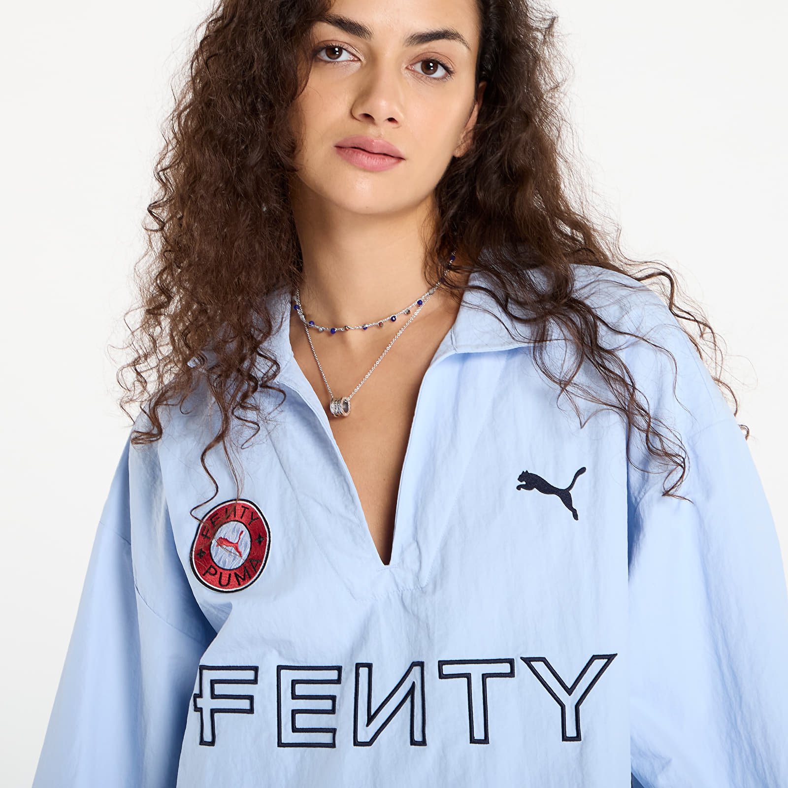Vīriešu jakas PUMA x FENTY Nylon Drill Top UNISEX Haute Tropic