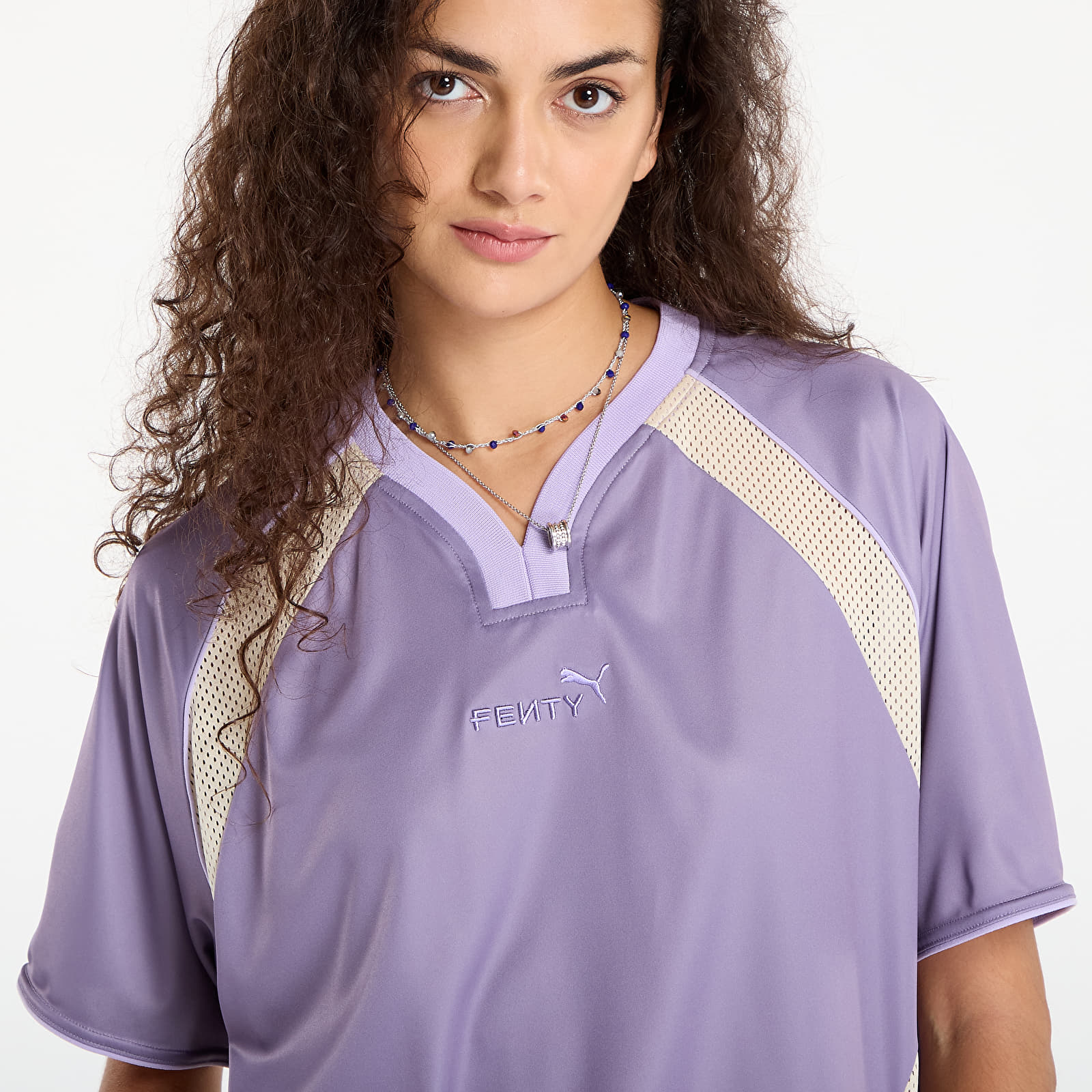 Vīriešu krekliņi PUMA x FENTY Shortsleeve Jersey UNISEX Pale Plum