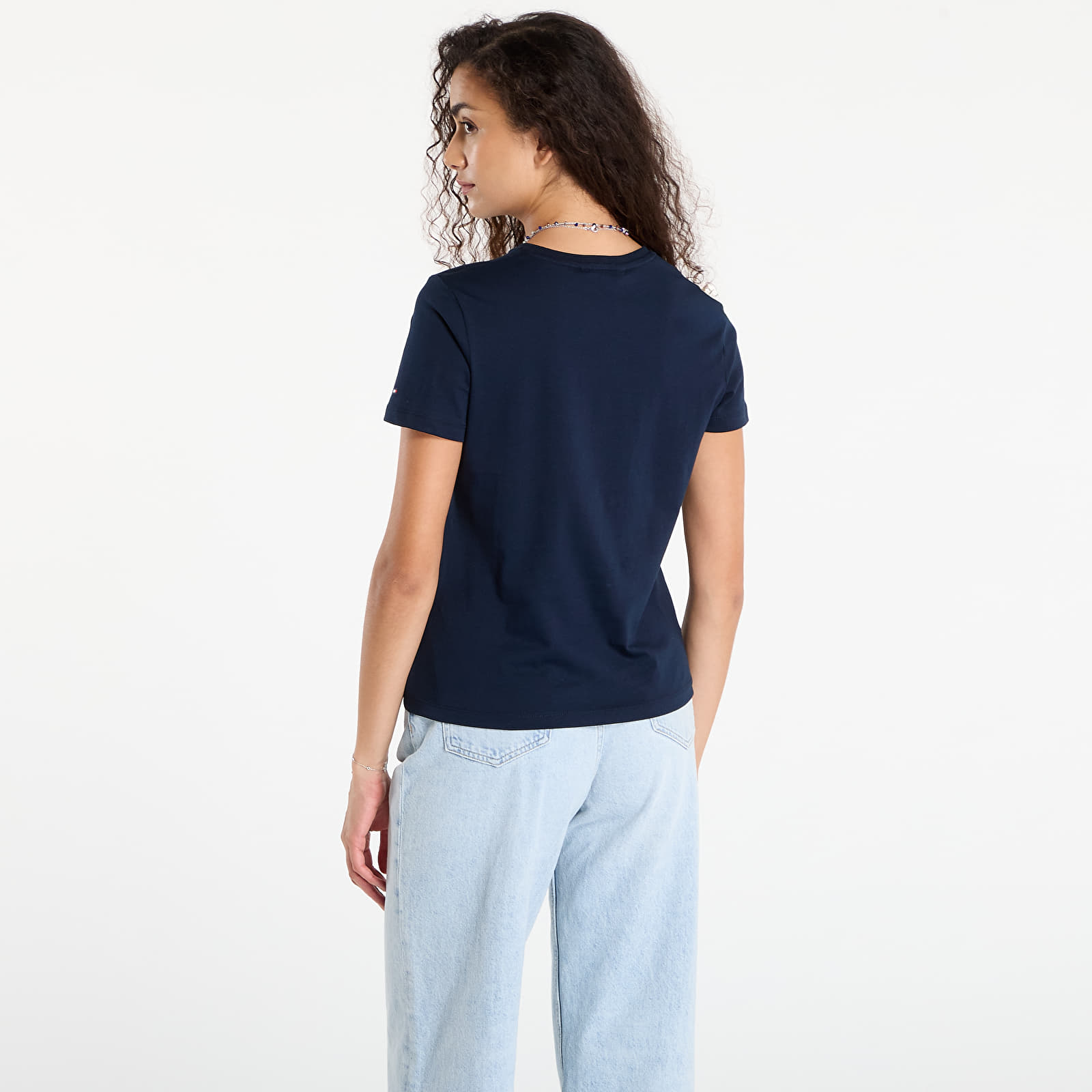 T-shirts Tommy Hilfiger TH Crest Embroidery Crew Neck T-Shirt Blue