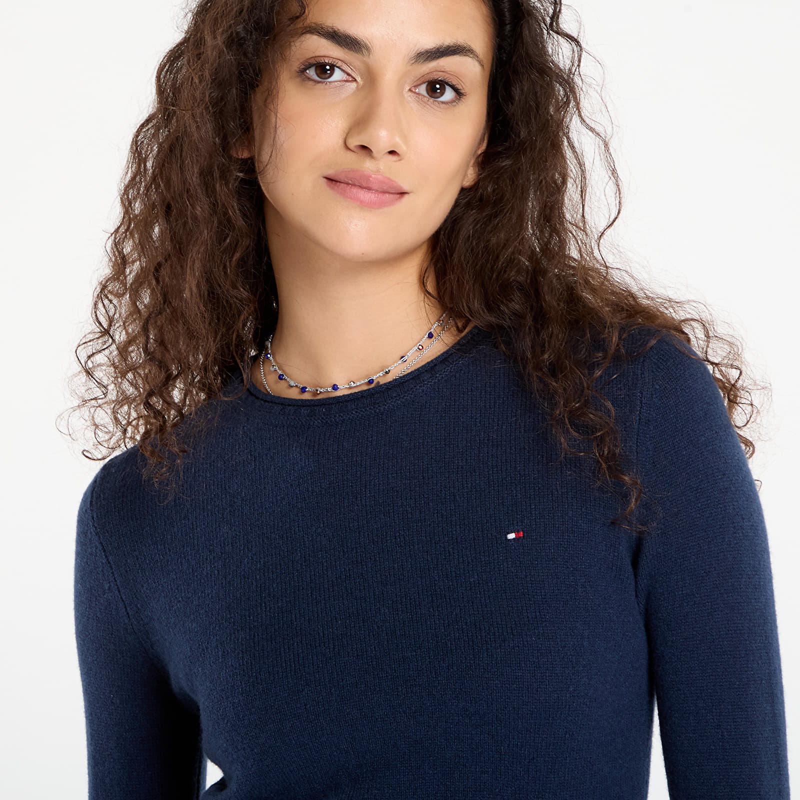 Džemperi Tommy Hilfiger Soft Wool C-Nk Ls Sweater Blue