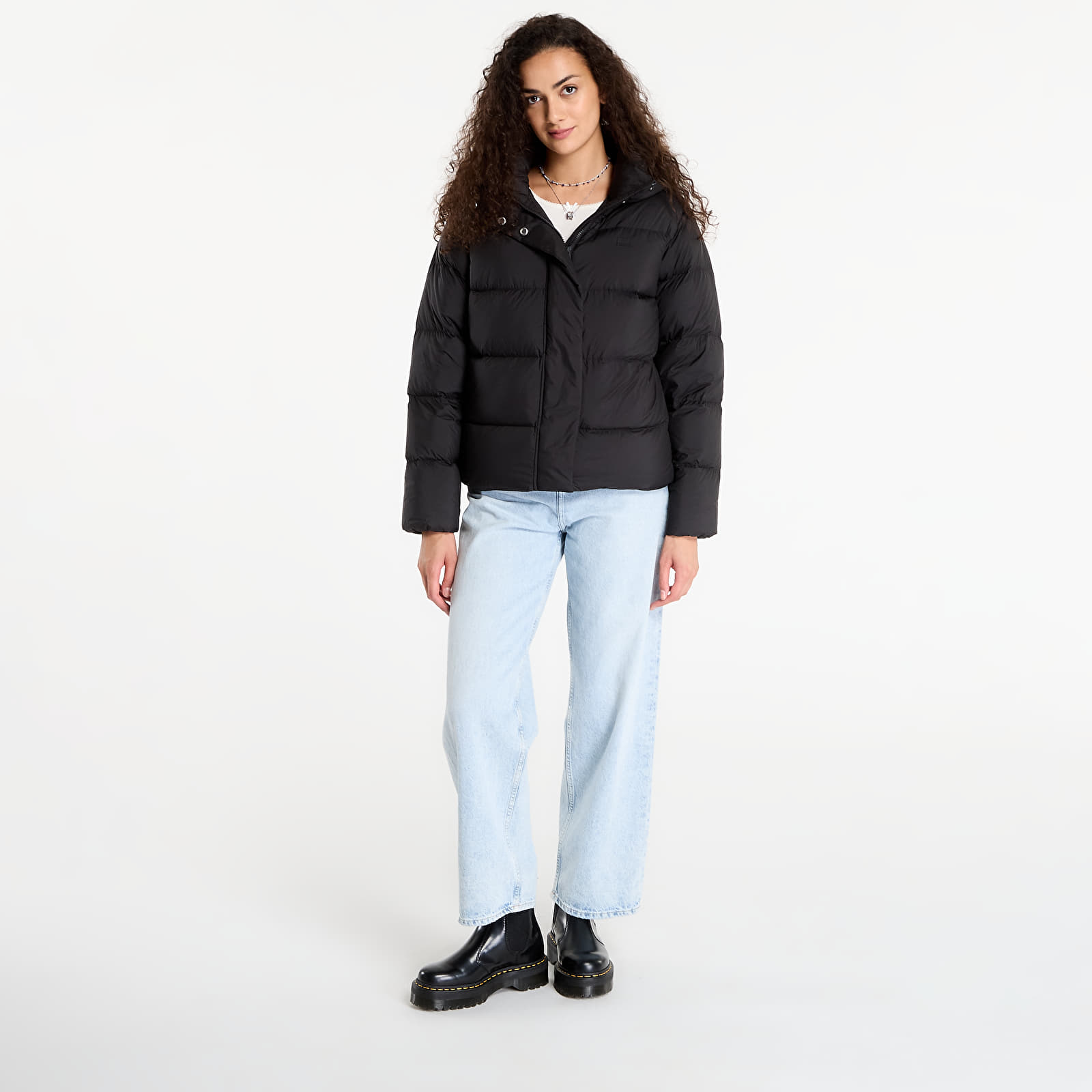 Jakas Tommy Hilfiger Down Hooded Puffer Jacket Black