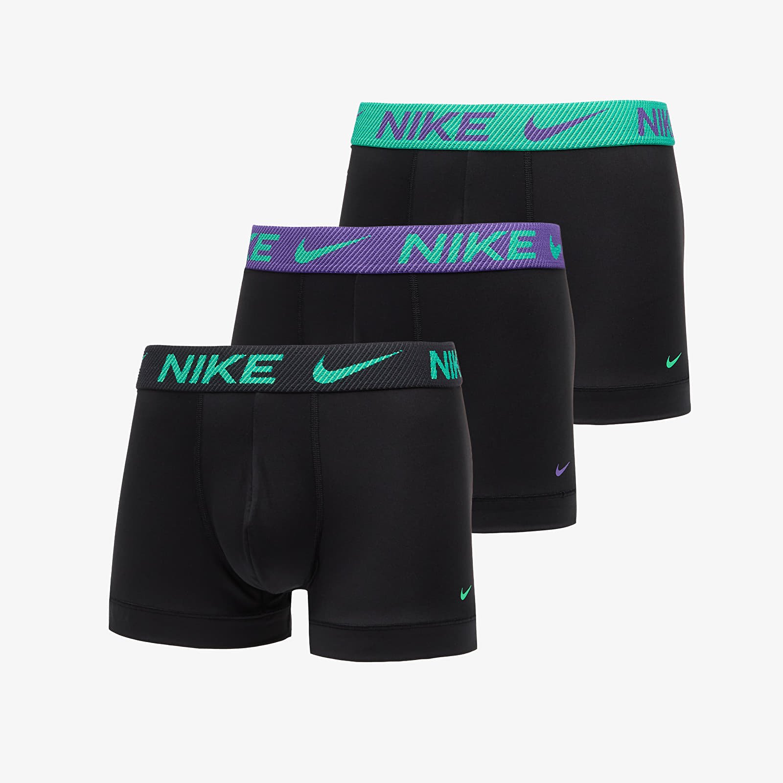 Vīriešu bokseri Nike DRI-FIT Essential Micro Trunk 3-Pack Black