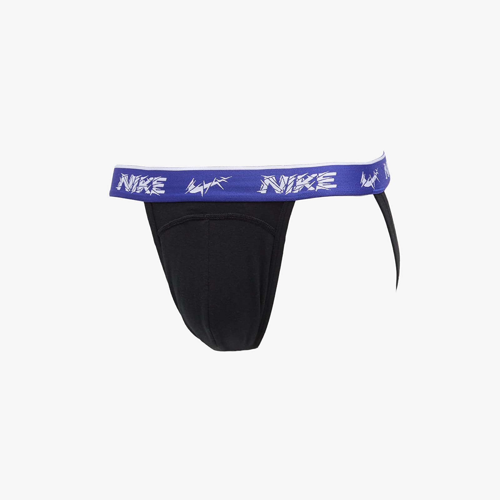 Vīriešu bokseri Nike DRI-FIT Everyday Cotton Stretch Jock Strap 3-Pack Black