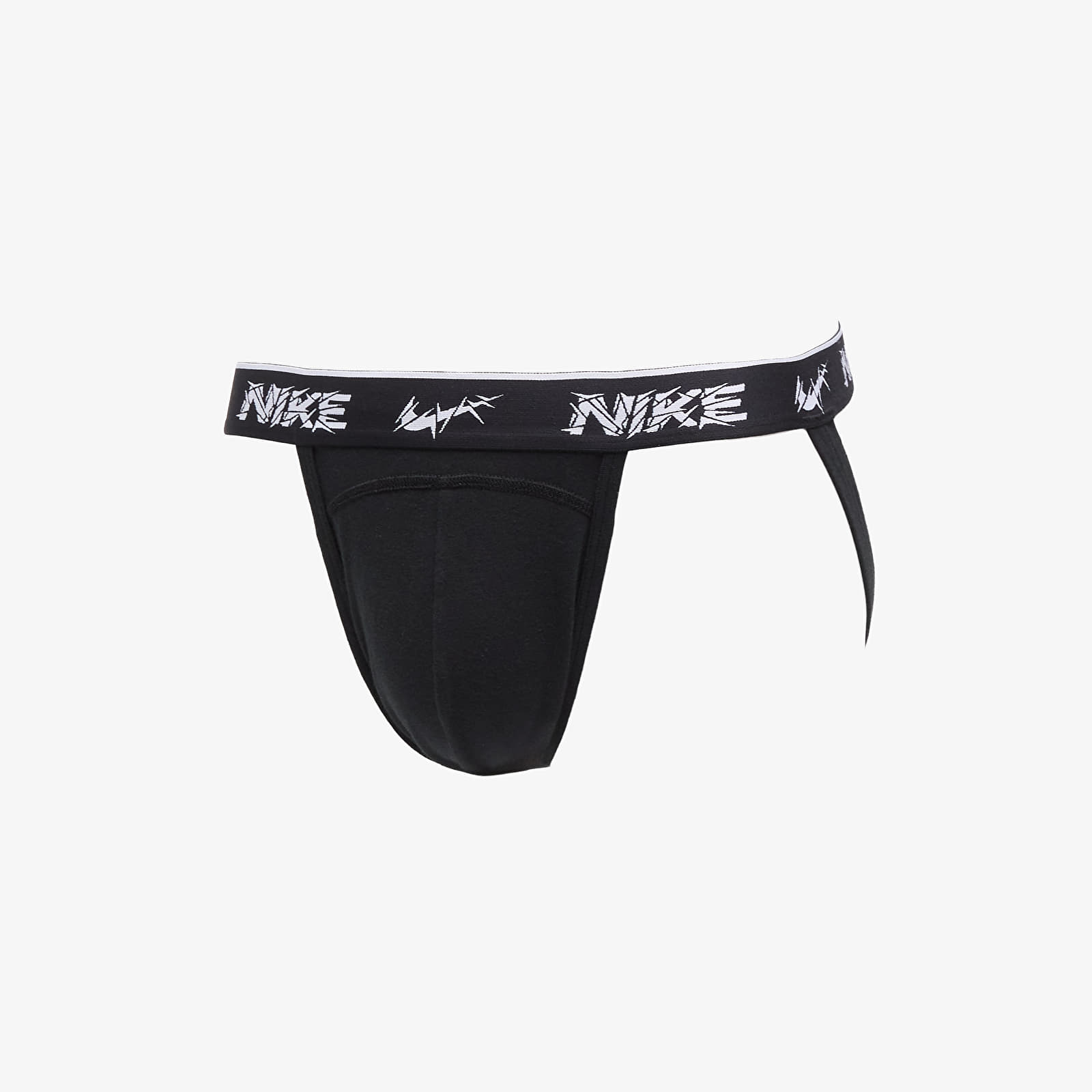 Vīriešu bokseri Nike DRI-FIT Everyday Cotton Stretch Jock Strap 3-Pack Black