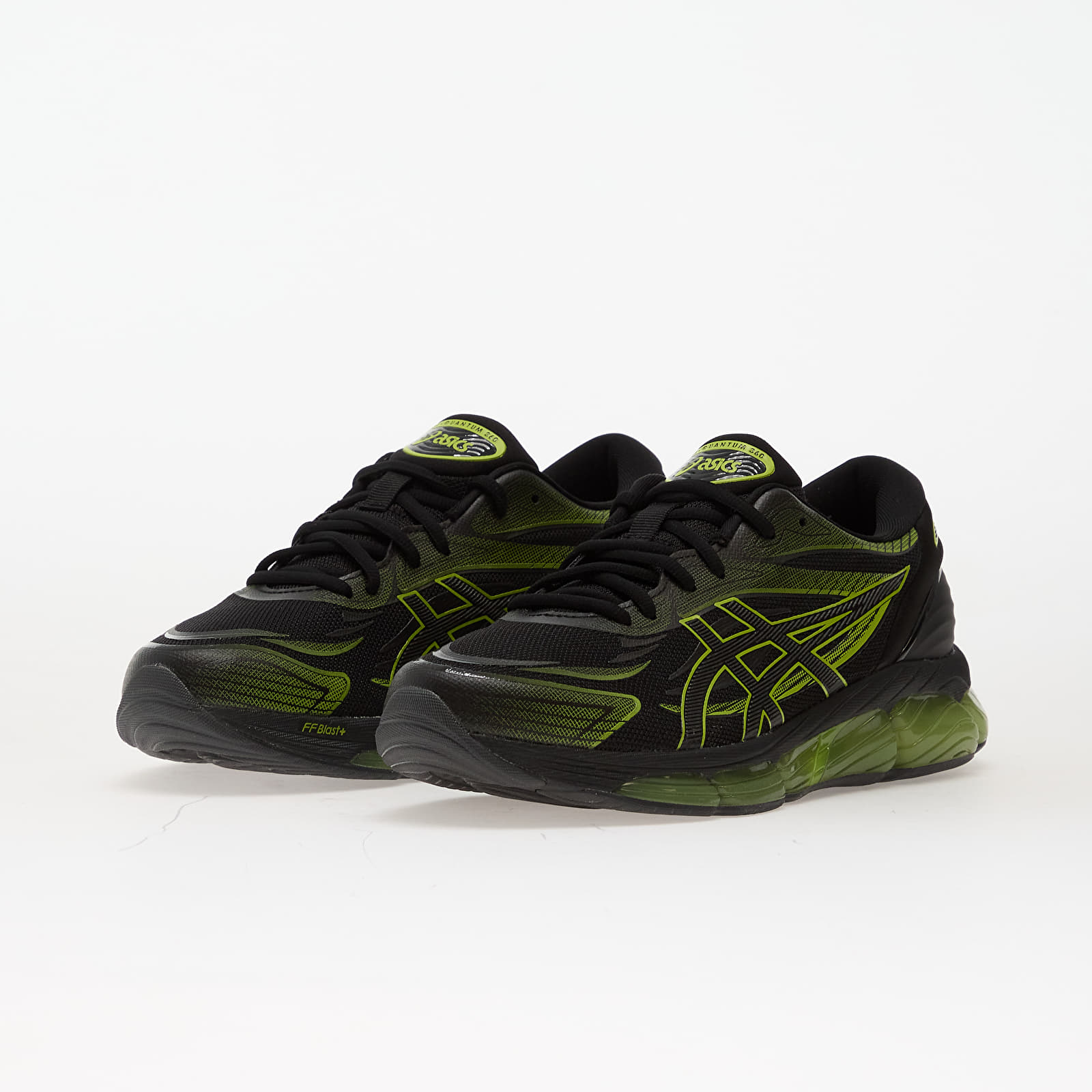 Vīriešu čības un apavi Asics Gel-Quantum 360 Viii Black/ Green Apple