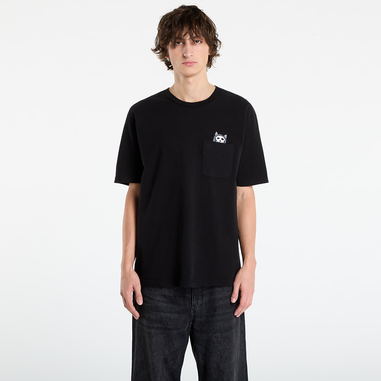 T-shirts homme RIPNDIP Trick Or Treat Pocket Tee Black
