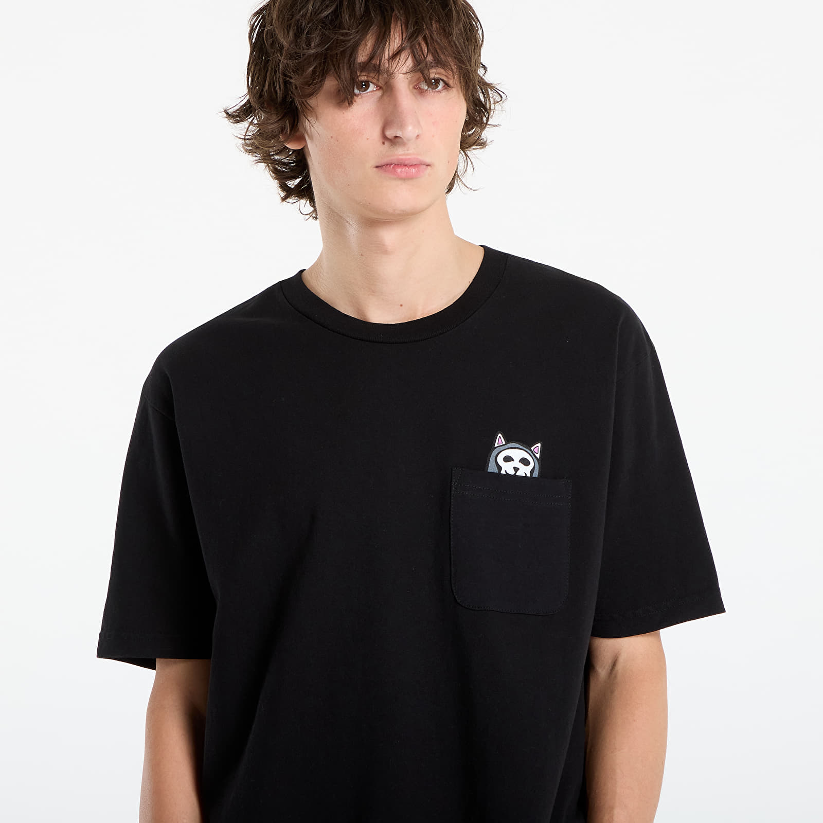 T-shirts homme RIPNDIP Trick Or Treat Pocket Tee Black