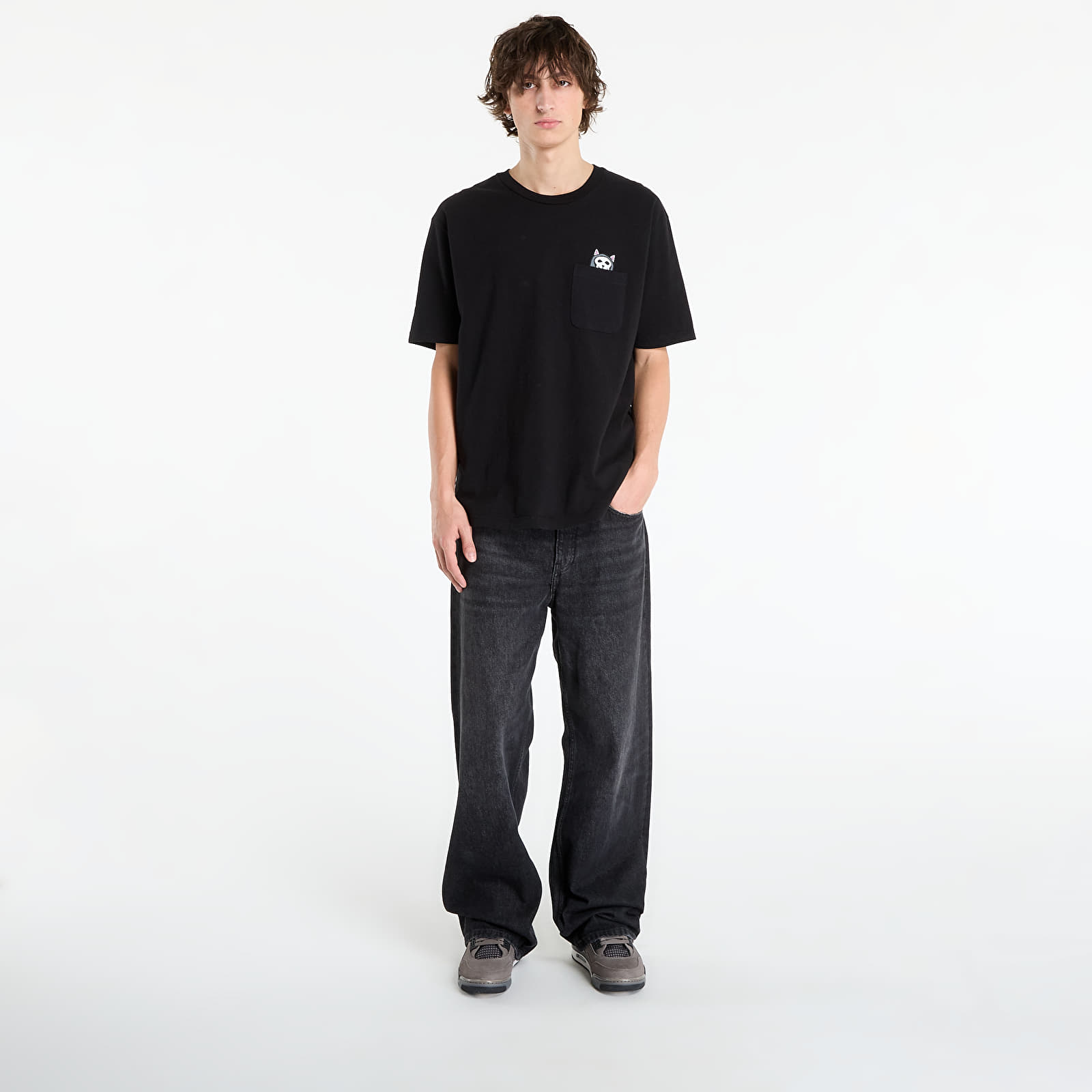 T-shirts homme RIPNDIP Trick Or Treat Pocket Tee Black
