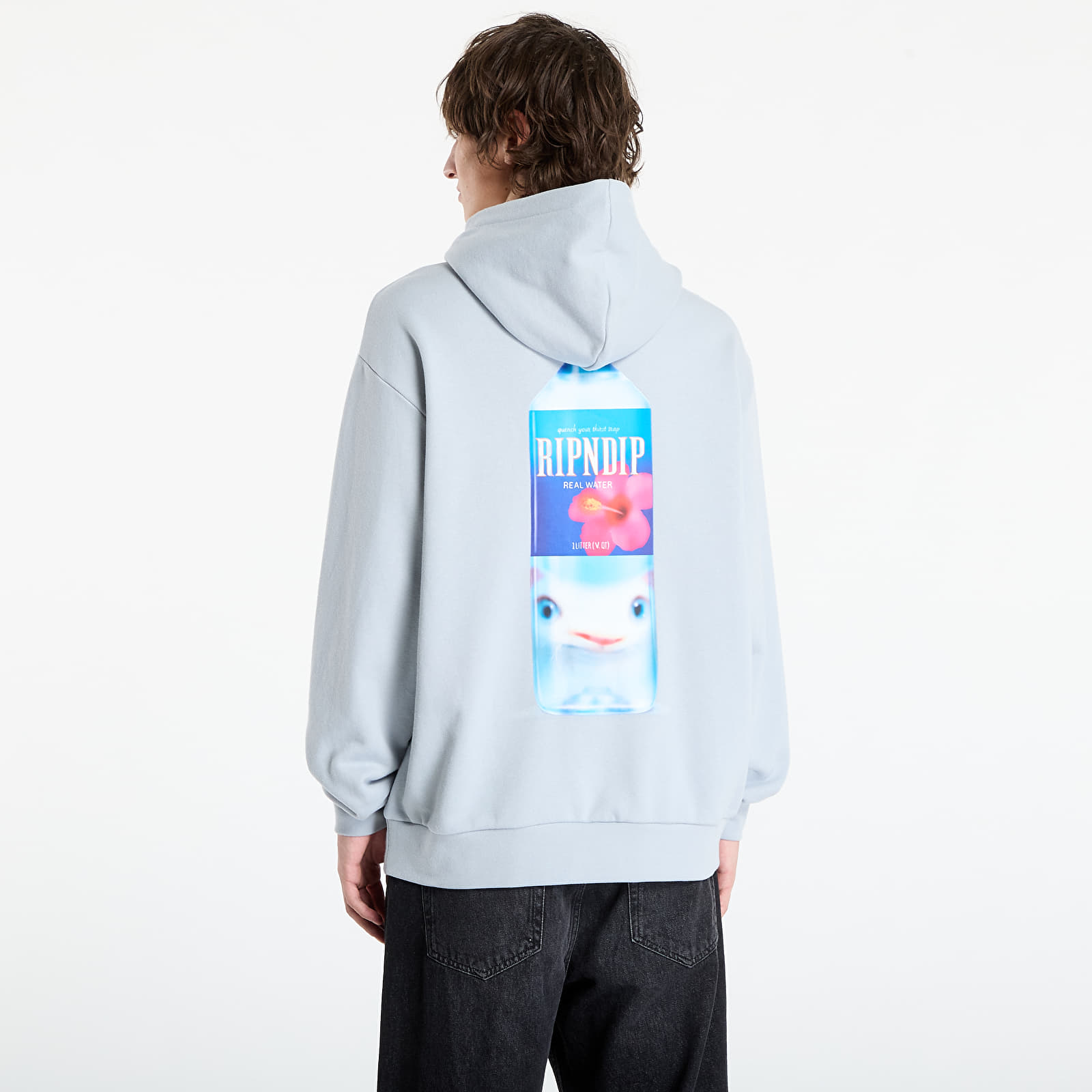 Sudaderas con capucha para hombre RIPNDIP Real Water Hoodie Powder Blue