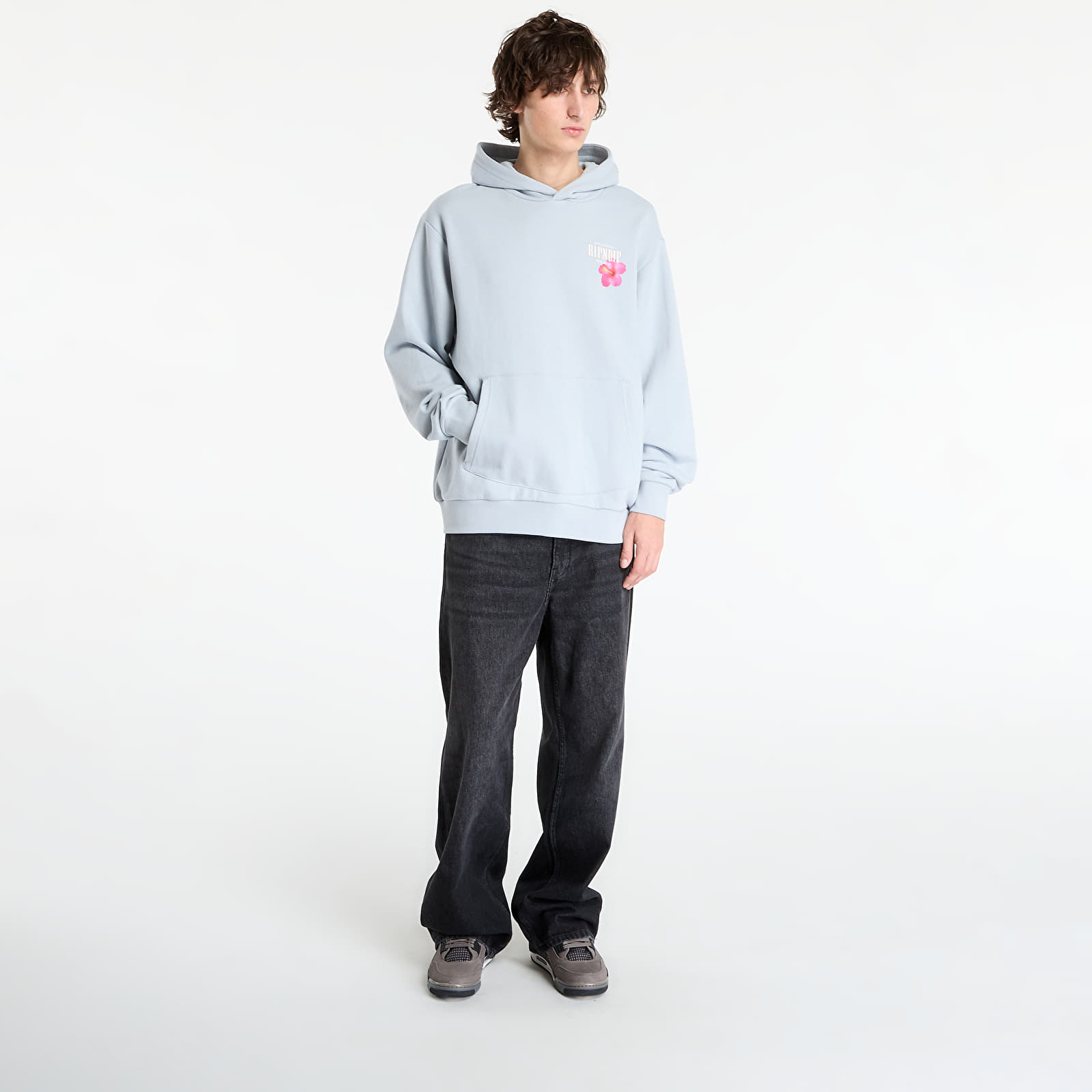 Sudaderas con capucha para hombre RIPNDIP Real Water Hoodie Powder Blue