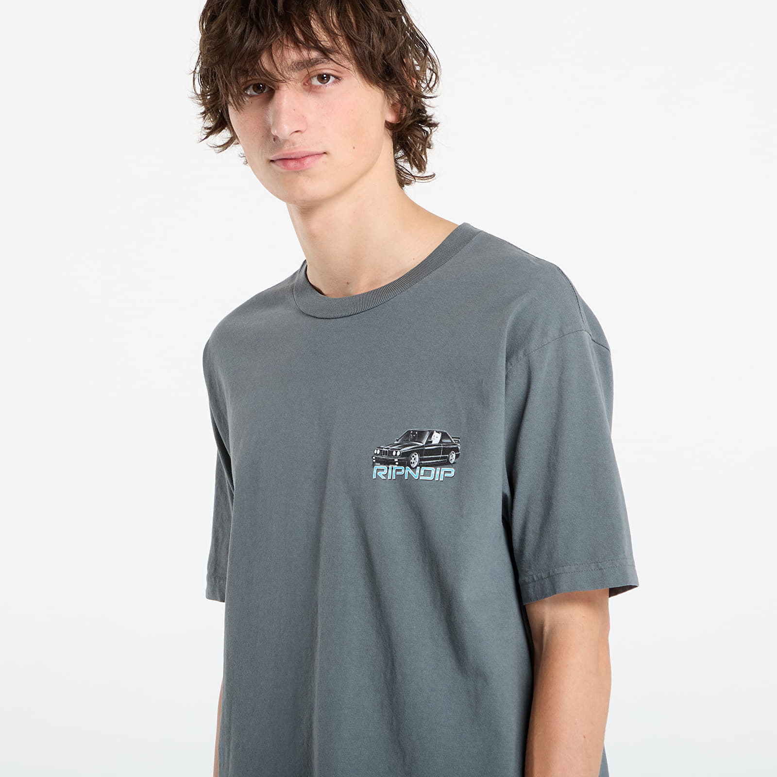 T-shirts homme RIPNDIP Vroom Vroom Tee Charcoal